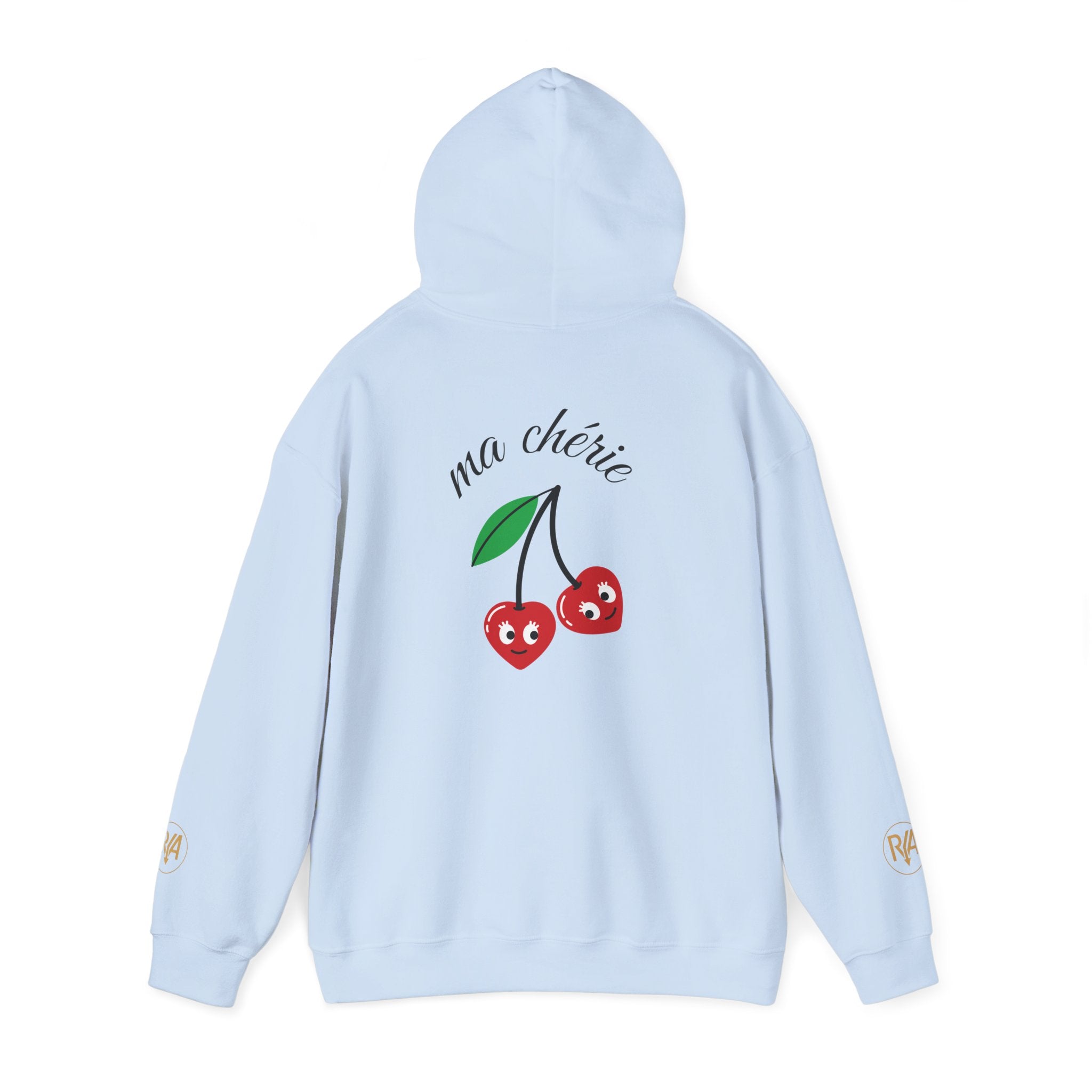 Cherry Mariette Hoodie — Cute Retro Cherry Graphic Hooded Sweatshirt