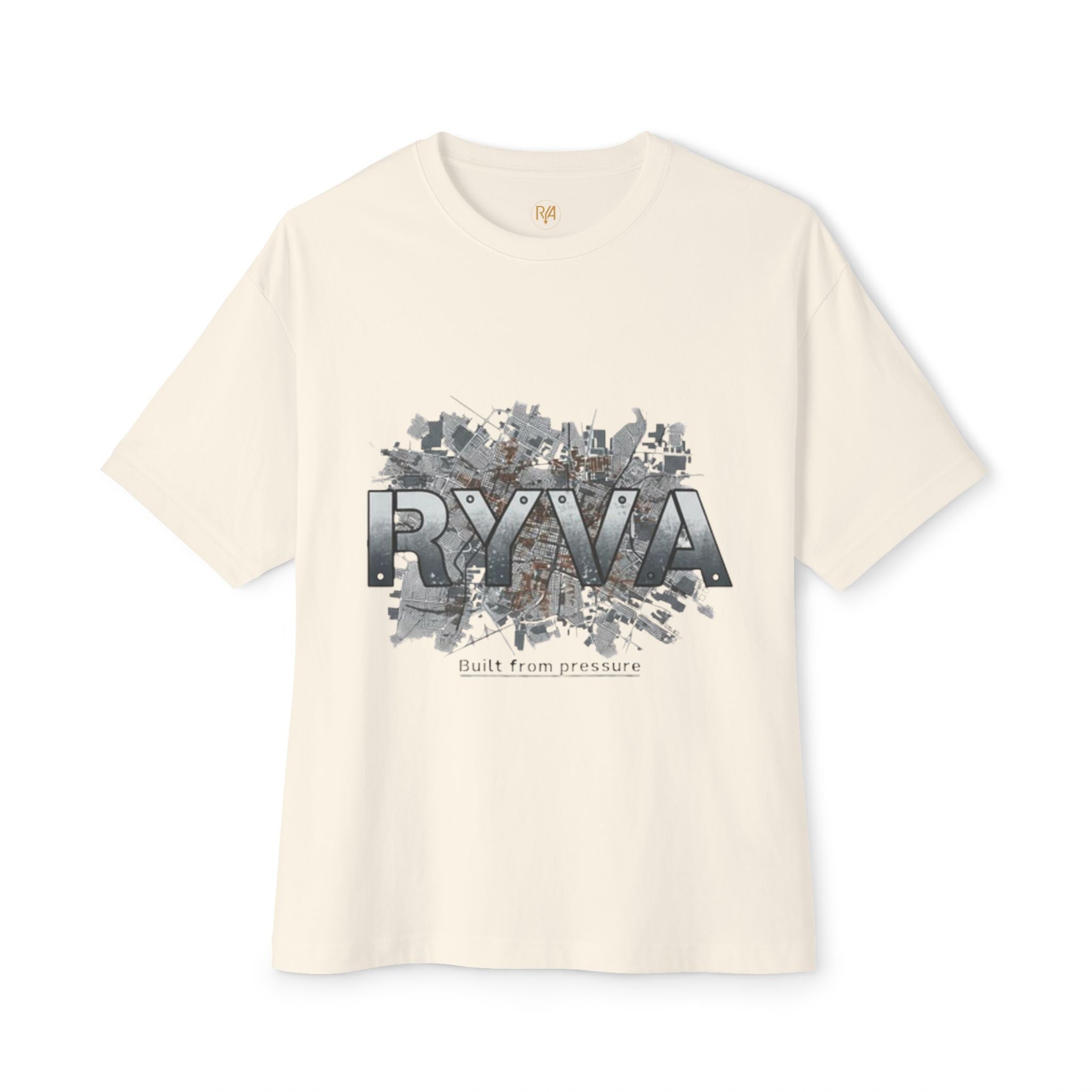 RYVA Graphic Tee — Urban Monochrome Logo Shirt