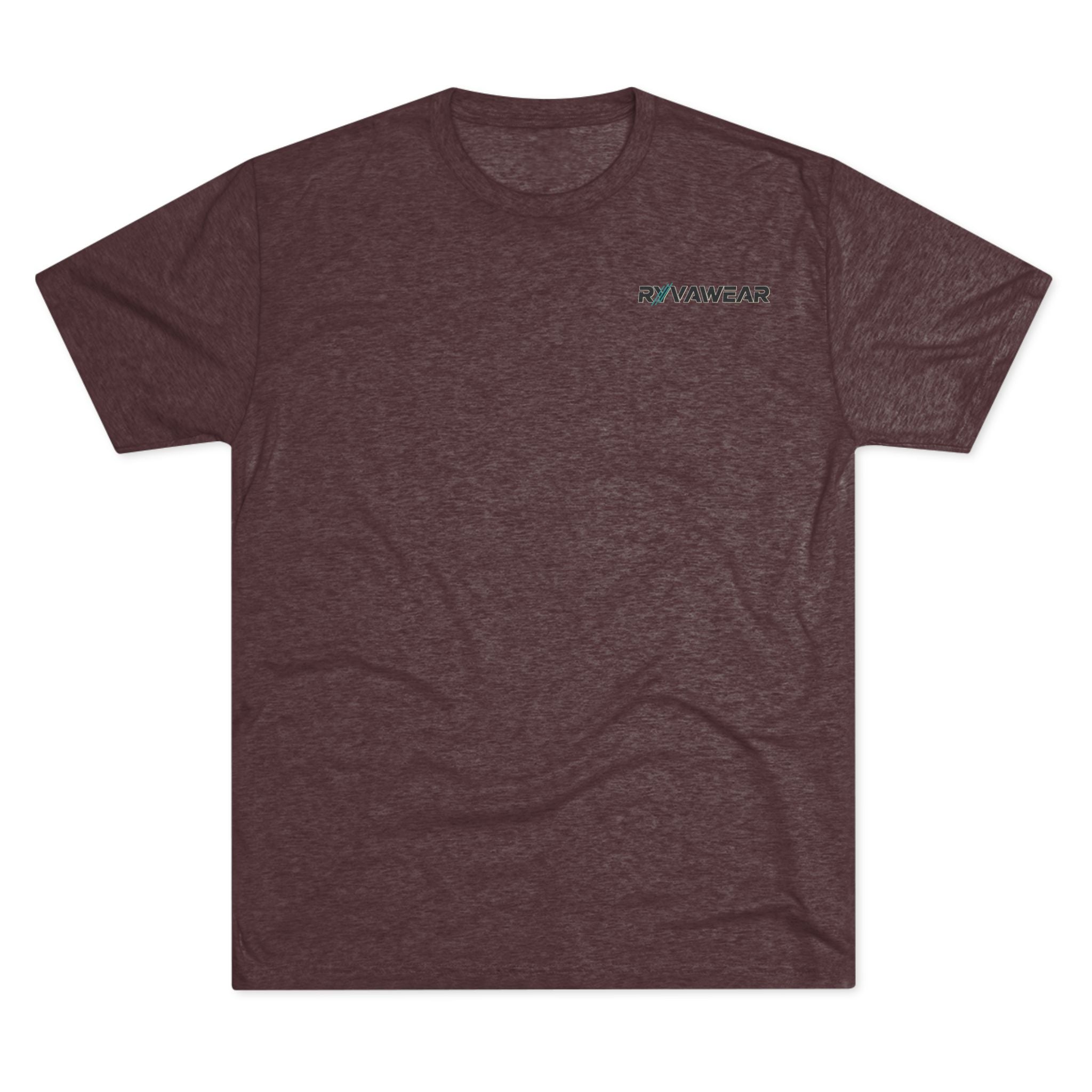 RYVNAWEAR Minimal Logo Tee — Lightweight Tri-Blend Crew Shirt