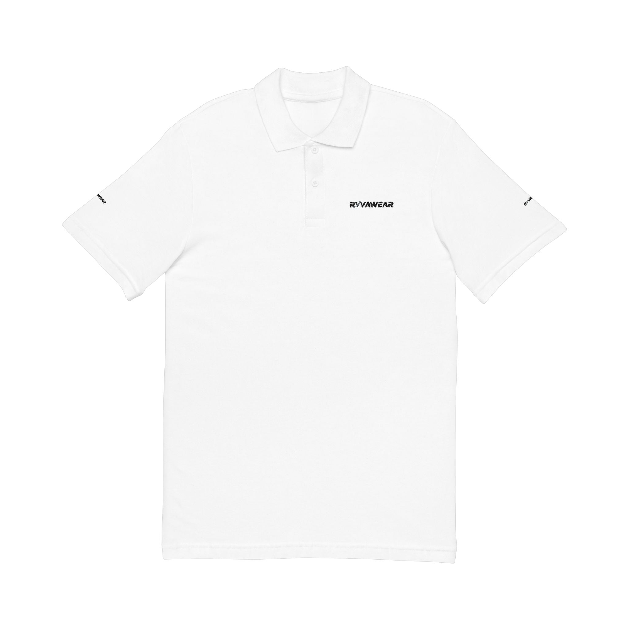 Embroidered Classic Polo Shirt — Minimal Chest & Back Logo