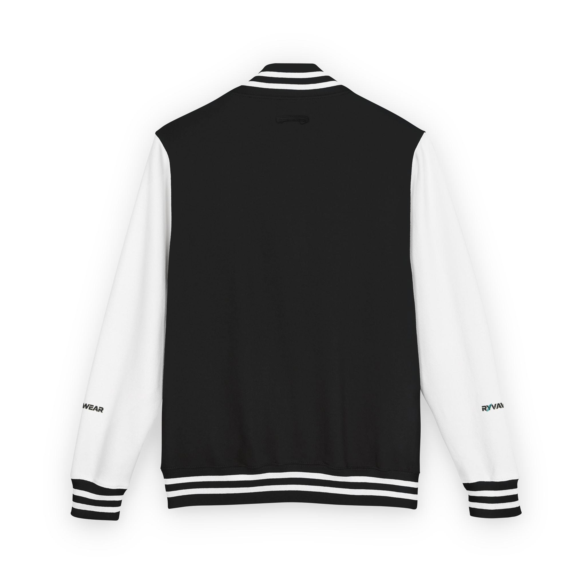 Letterman Jacket — Red & White Varsity Jacket with Small Chest Logo