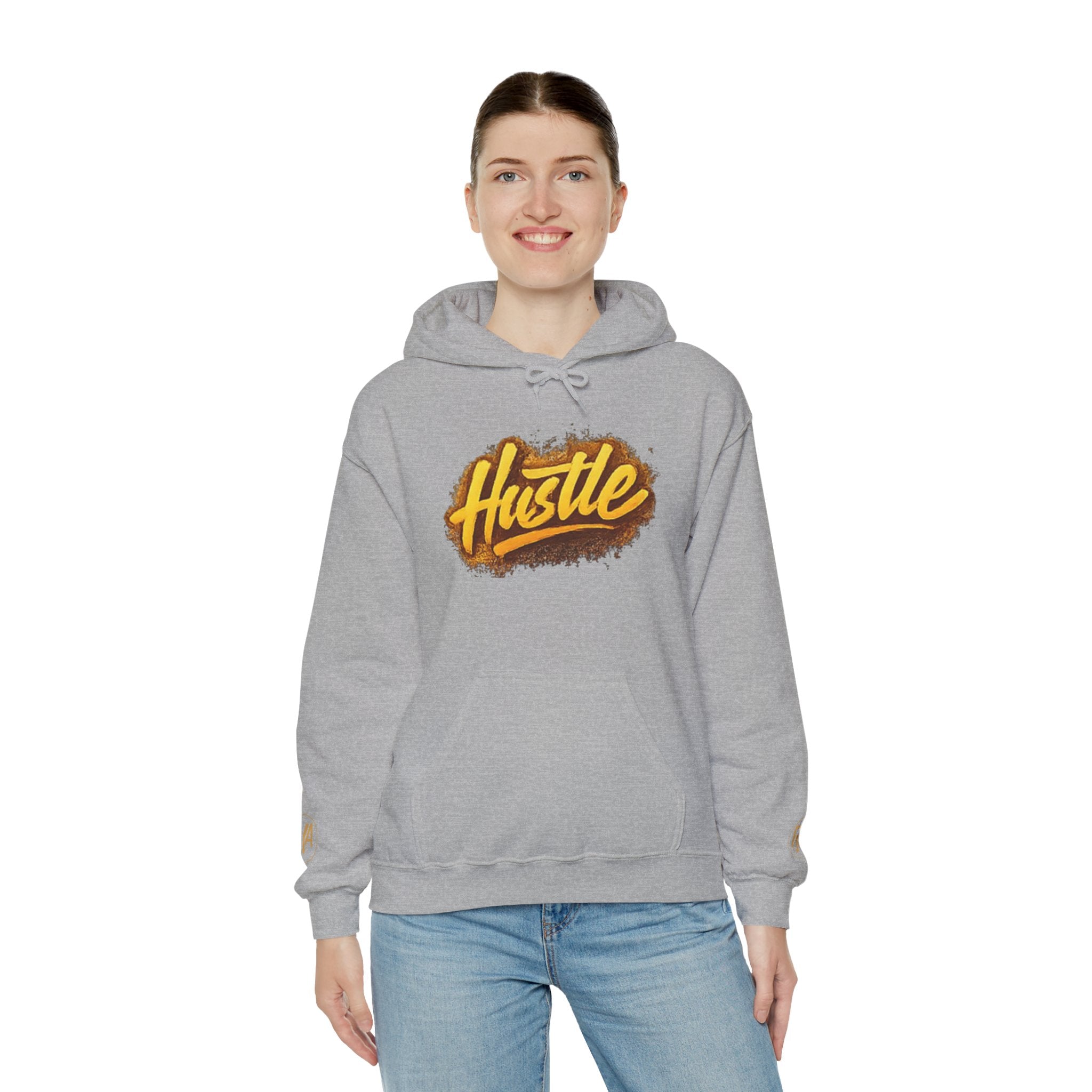 Hustle Graphic Hoodie — Motivational Streetwear Pullover