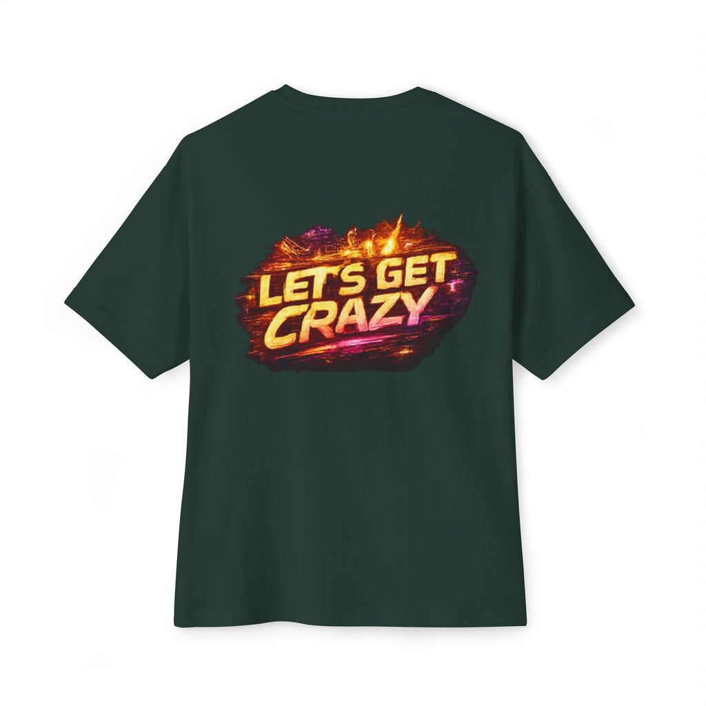 Galaxy Quote Boxy Tee — Lyric Text Graphic Oversized T-Shirt