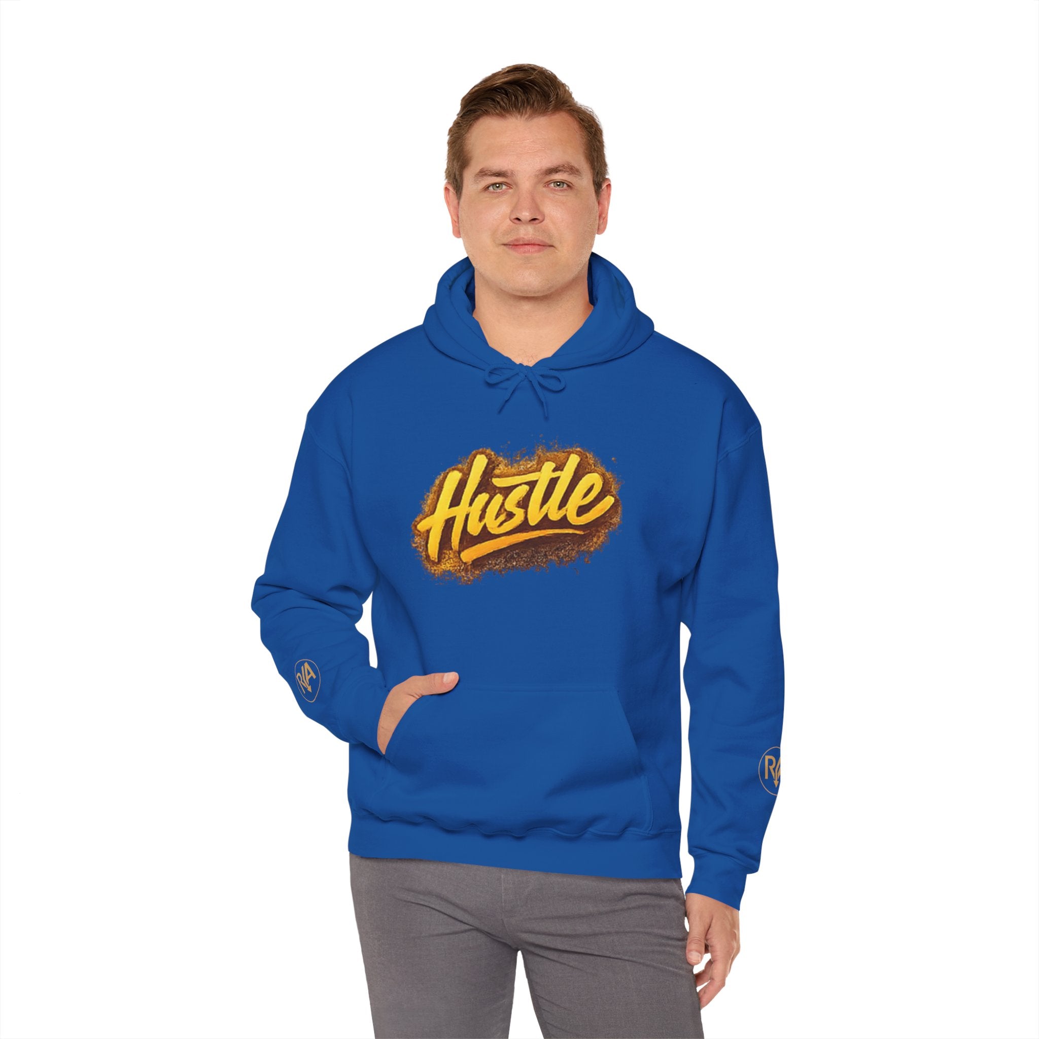 Hustle Graphic Hoodie — Motivational Streetwear Pullover