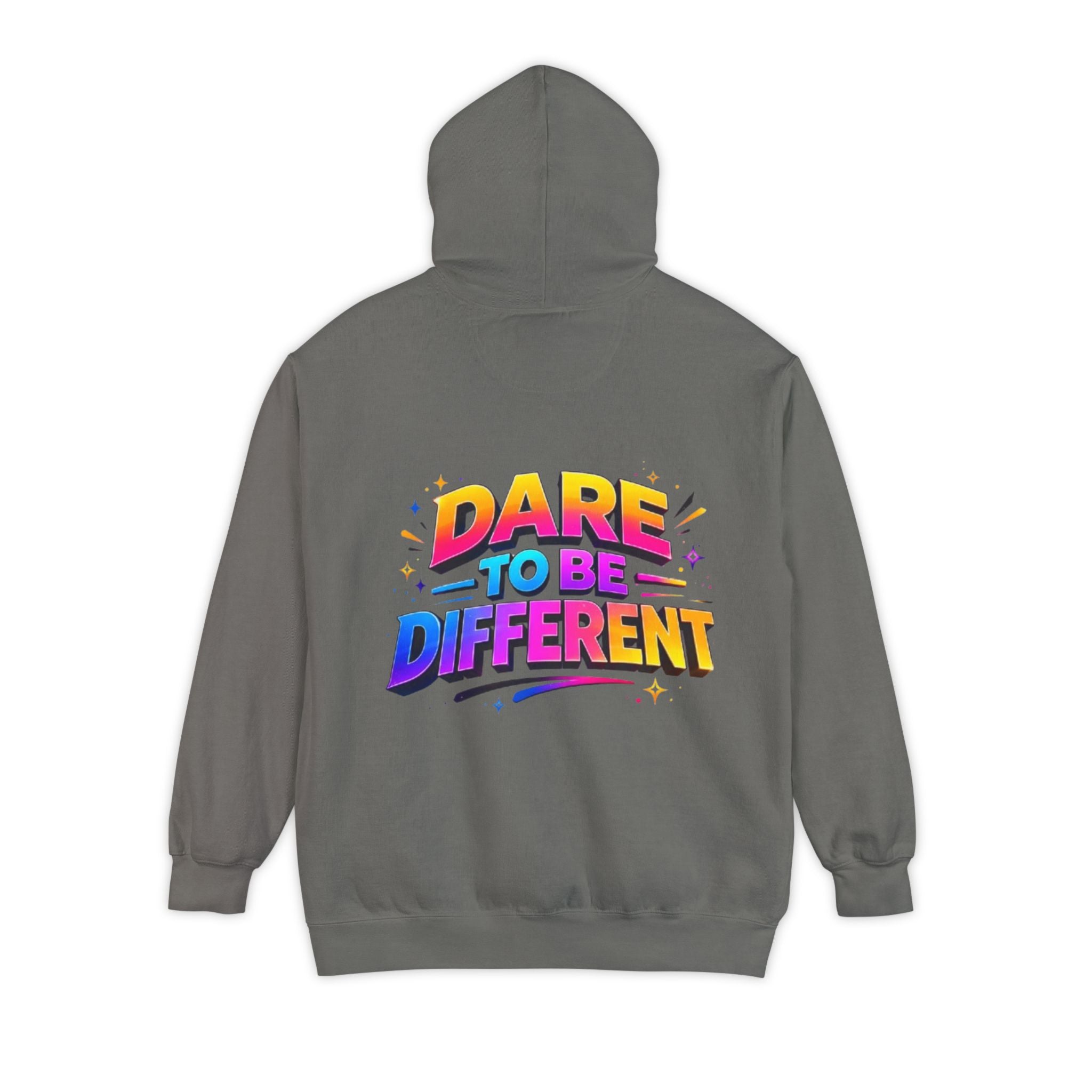 Dare To Be Different Hoodie — Bold Retro Graphic Pullover