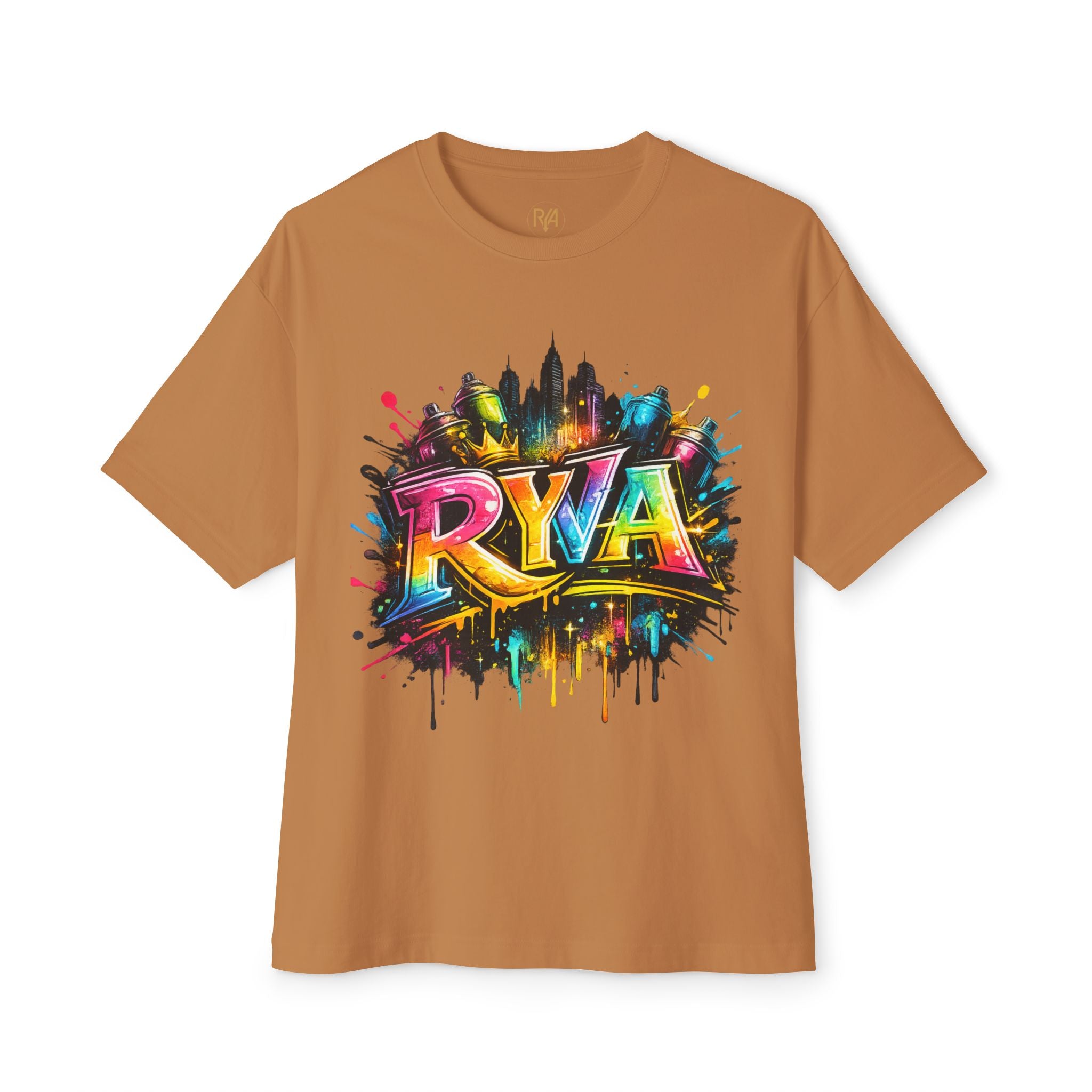 RVA Graffiti Skyline Tee — Richmond Street Art Graphic T-Shirt