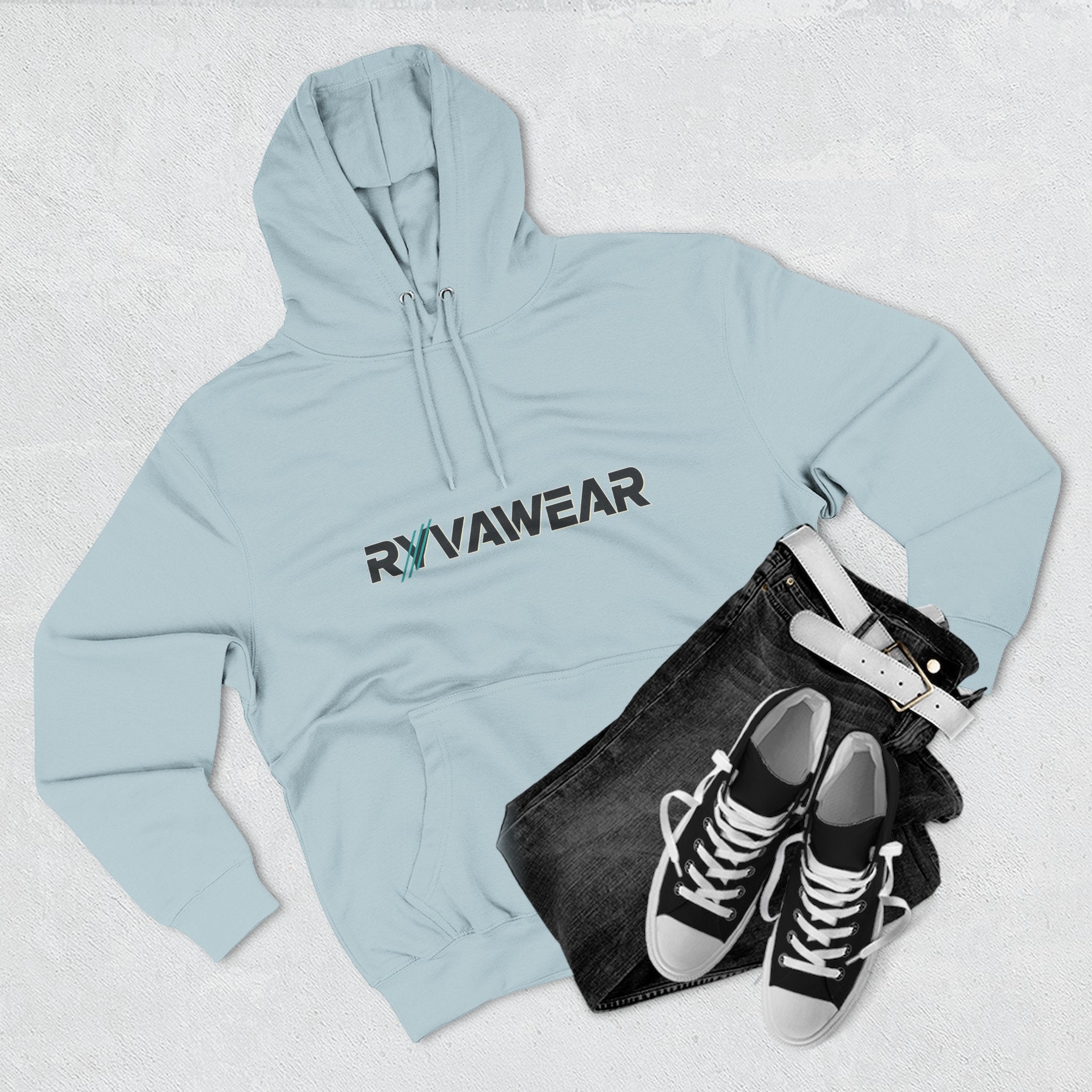 RYVAWEAR Logo Hoodie — Minimal Branded Fleece Pullover