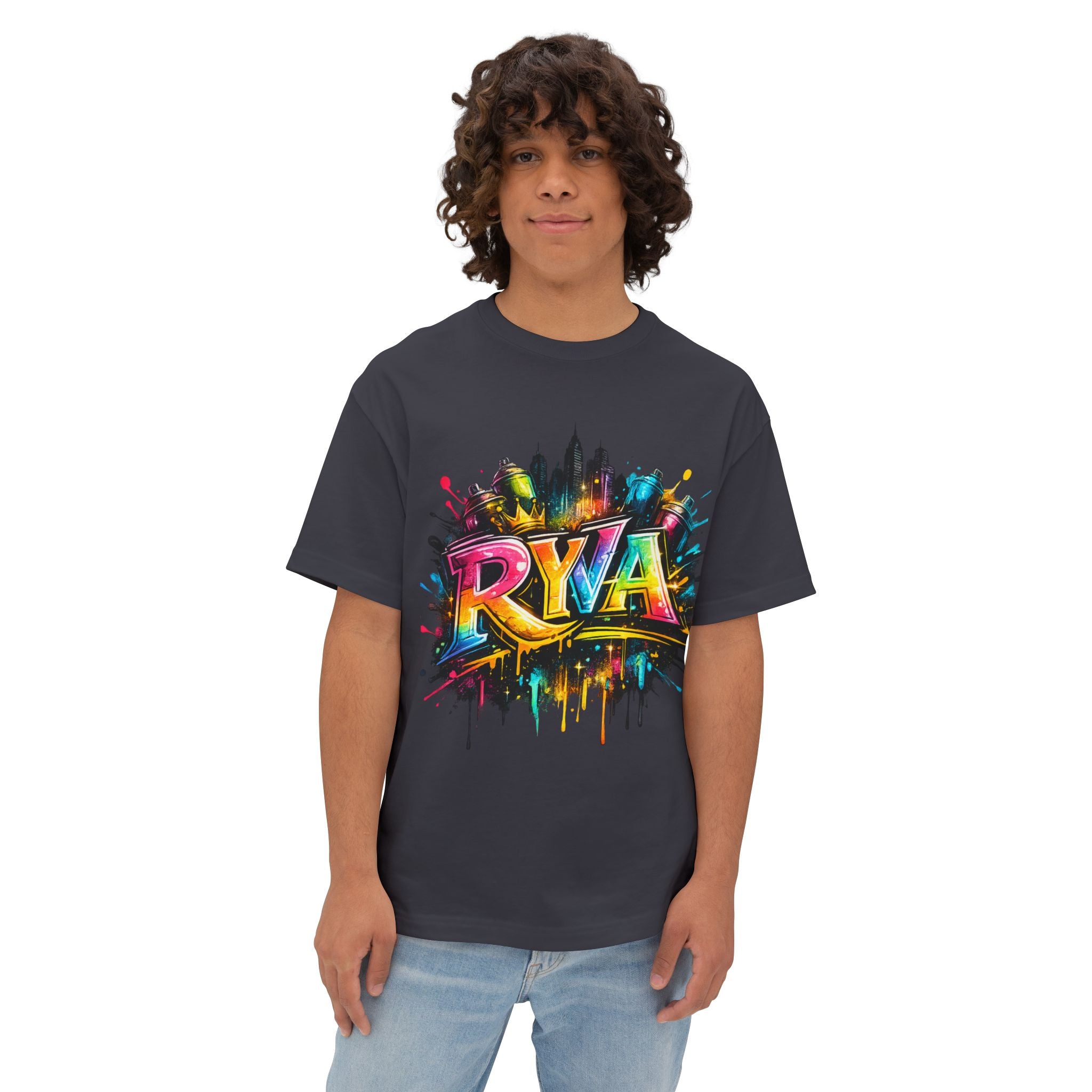 RVA Graffiti Skyline Tee — Richmond Street Art Graphic T-Shirt
