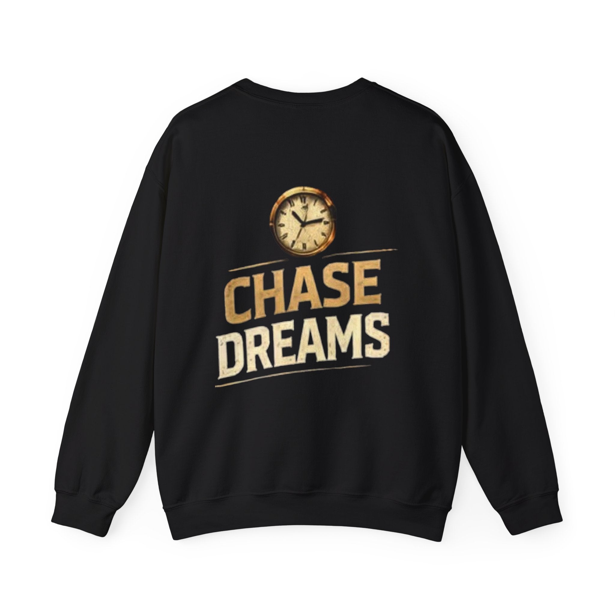 Crewneck Sweatshirt — Chase Dreams Clock Graphic
