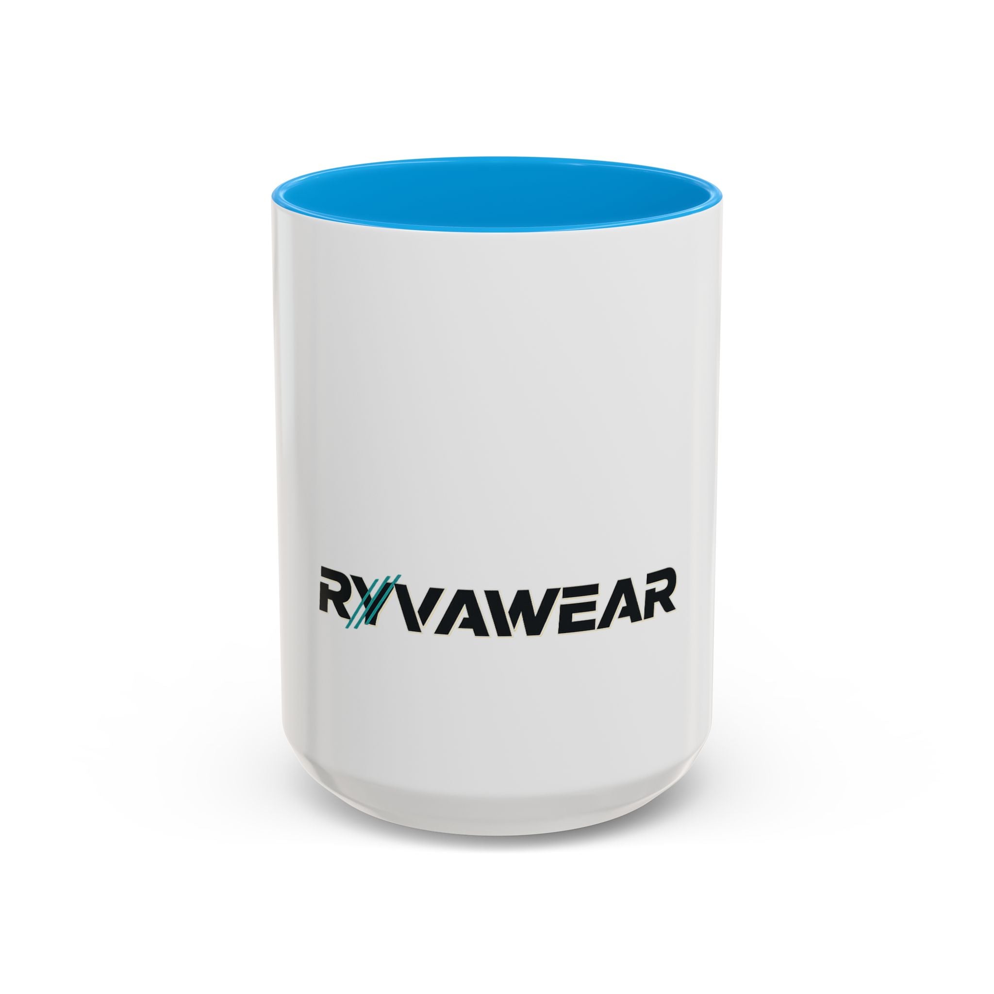 RyvaWear Logo Coffee Mug (11oz & 15oz) - Branded Ceramic Mug with Black Handle & Interior