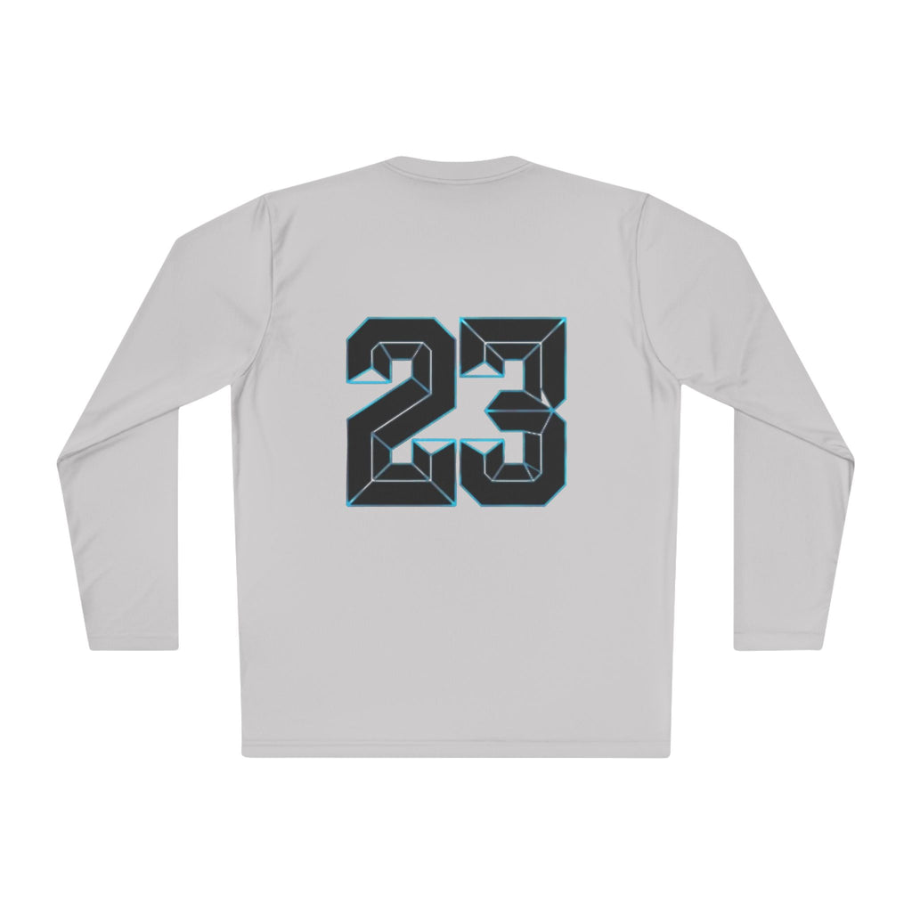 23 Geometric Number Long Sleeve Tee