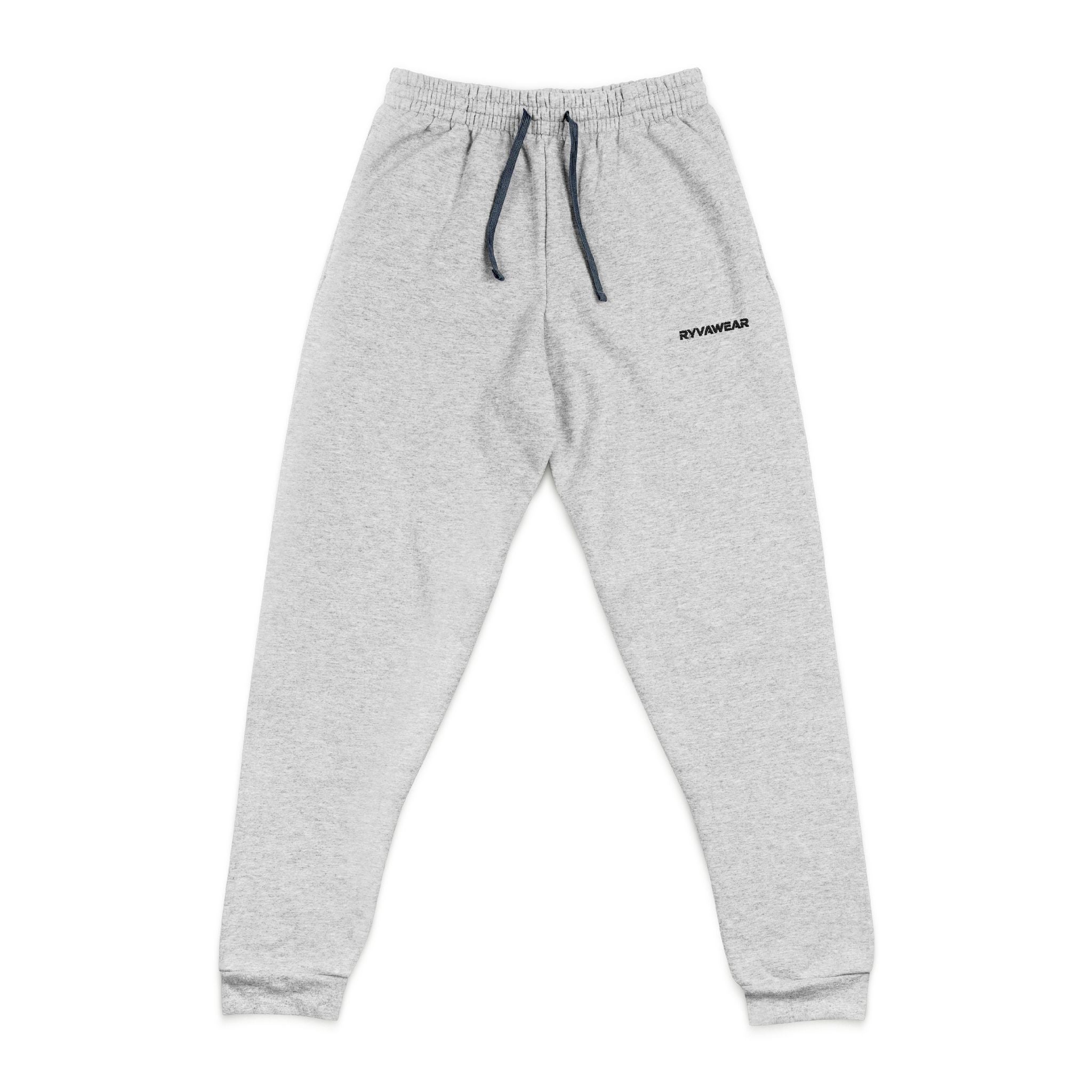 Embroidered Patch Joggers – Minimal Logo Comfort Sweatpants