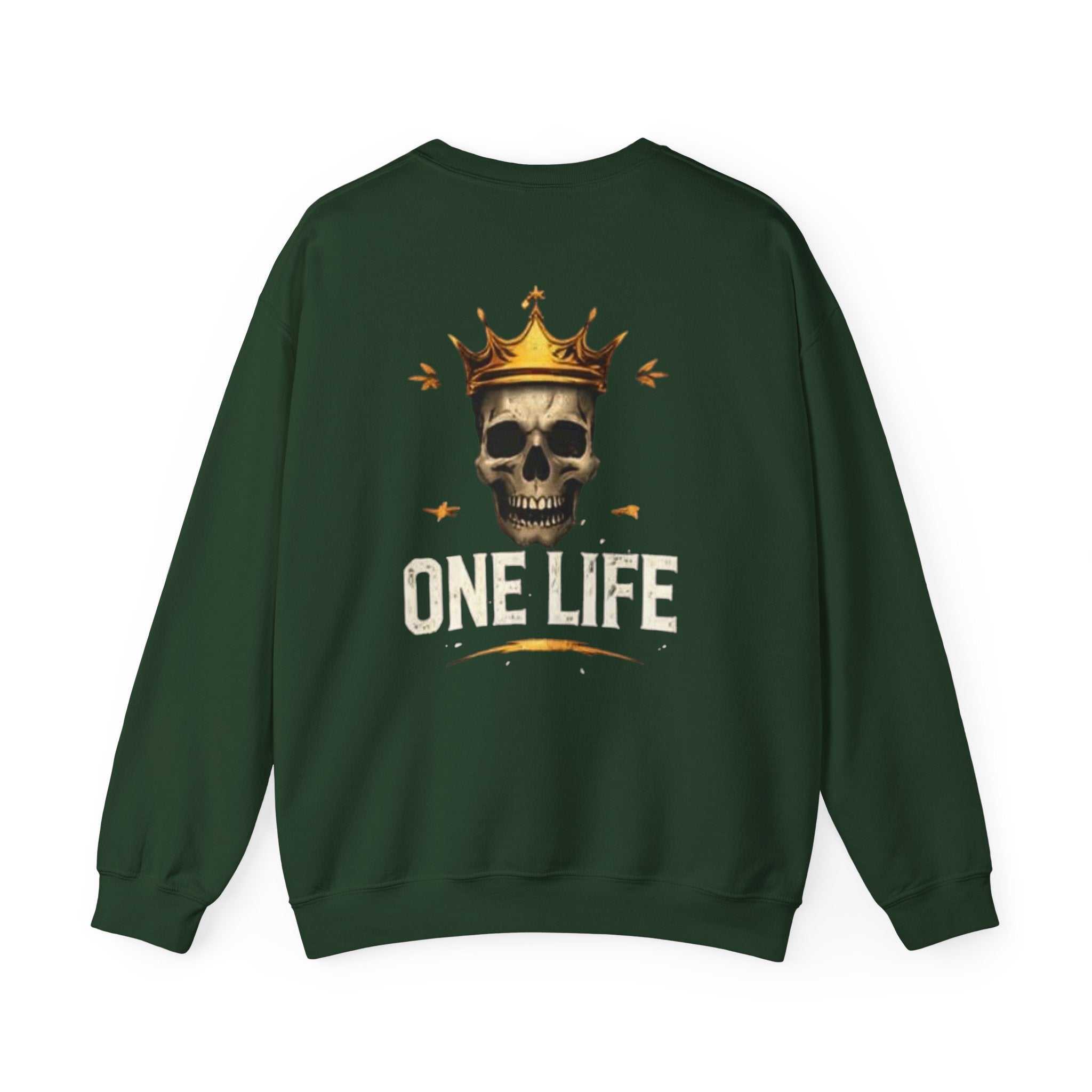 Skull Crown “One Life” Crewneck Sweatshirt