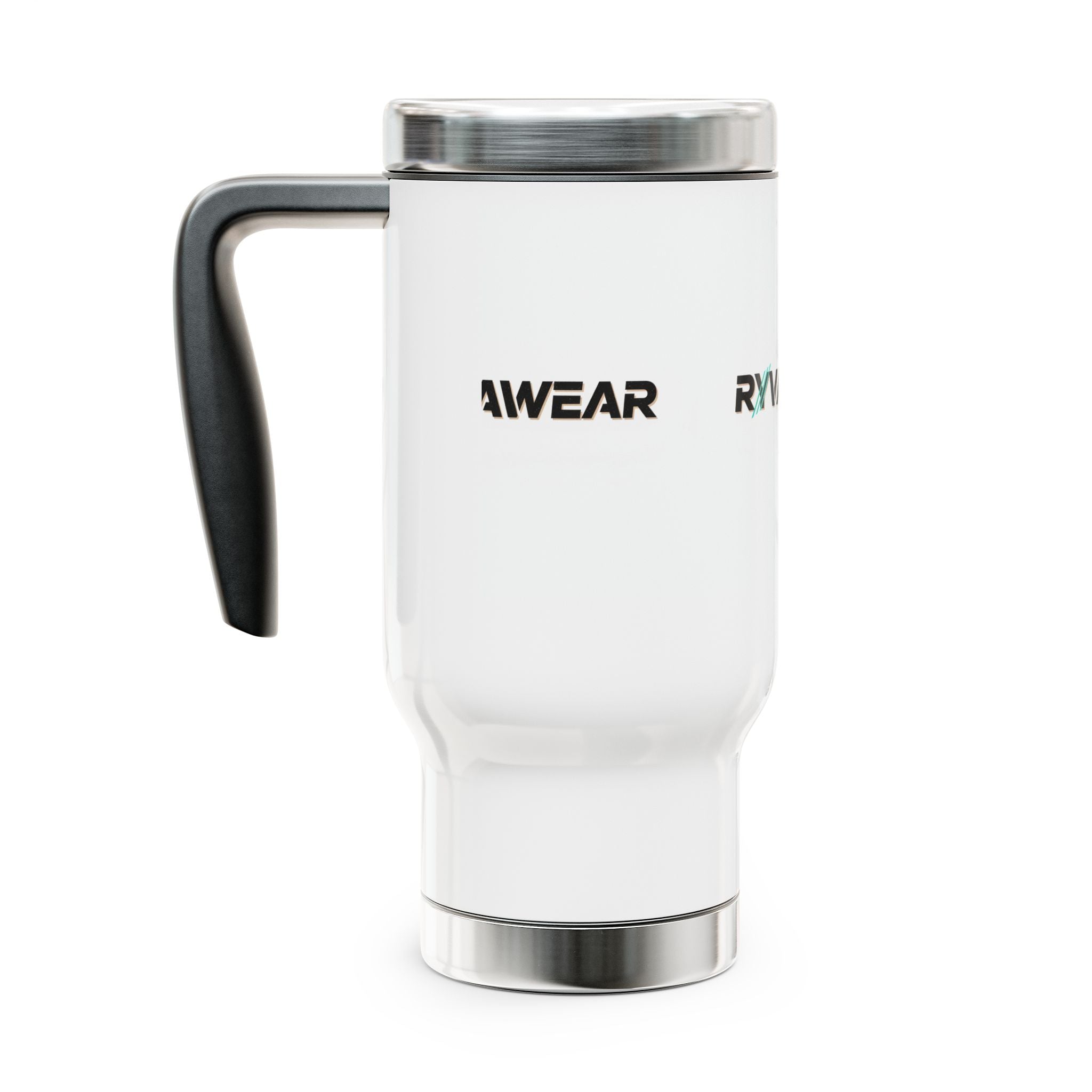 RyVawear Stainless Steel Travel Mug with Handle — 14oz Insulated Coffee Tumbler