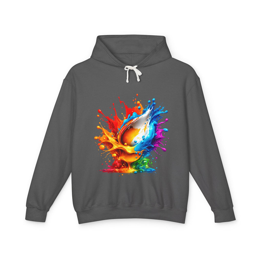 Color Splash Dove Hoodie — Vibrant Watercolor Peace Dove Pullover