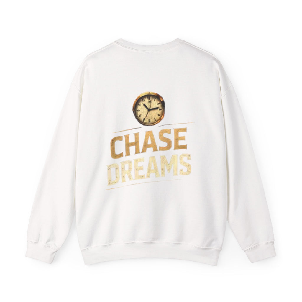 Crewneck Sweatshirt — Chase Dreams Clock Graphic