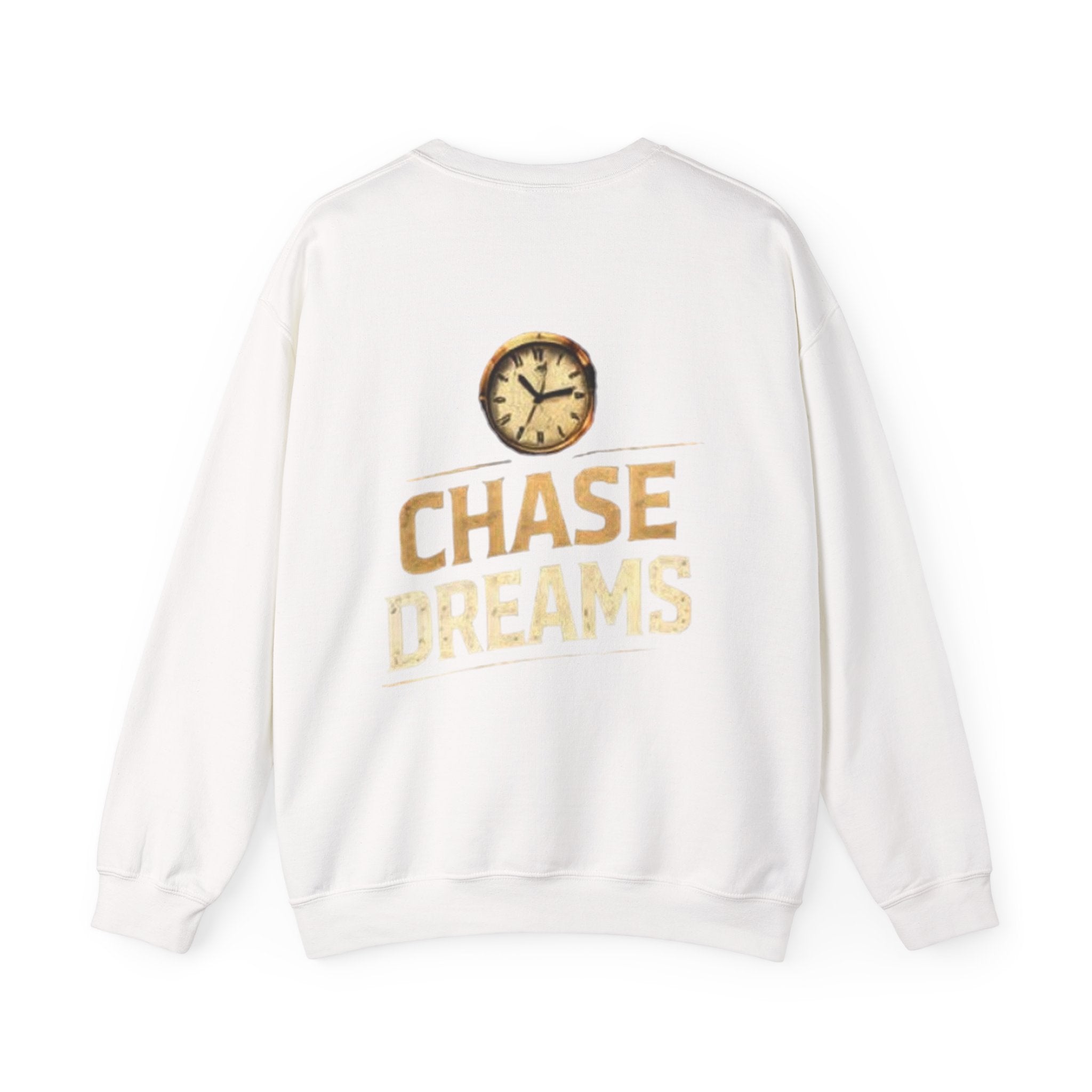 Crewneck Sweatshirt — Chase Dreams Clock Graphic