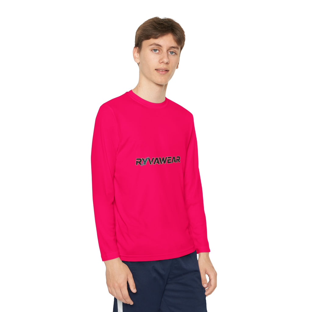 Youth Long Sleeve Tee — RYVAWEAR Minimal Logo