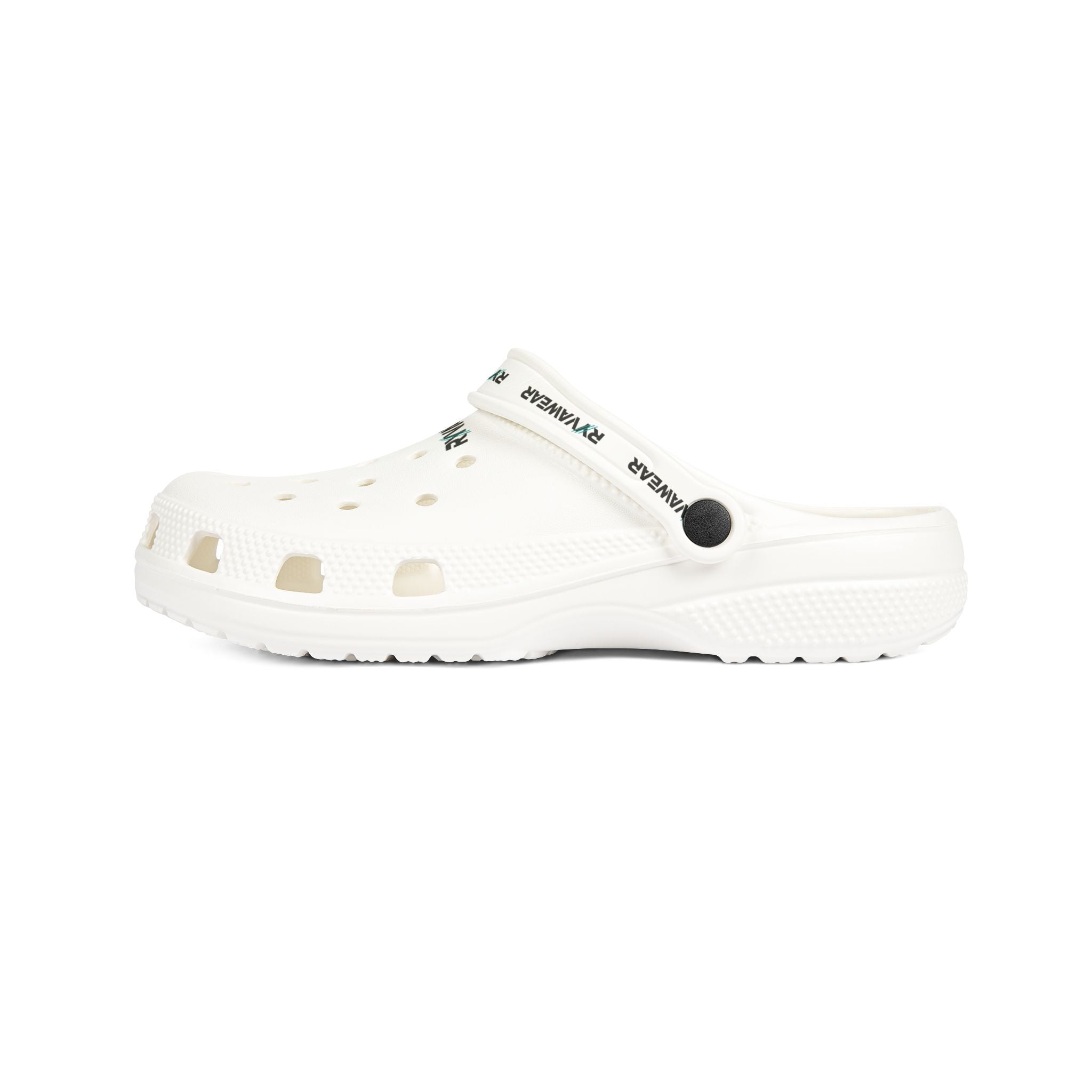 White EVA Foam Clogs — Lightweight Waterproof Foam Rubber Shoes
