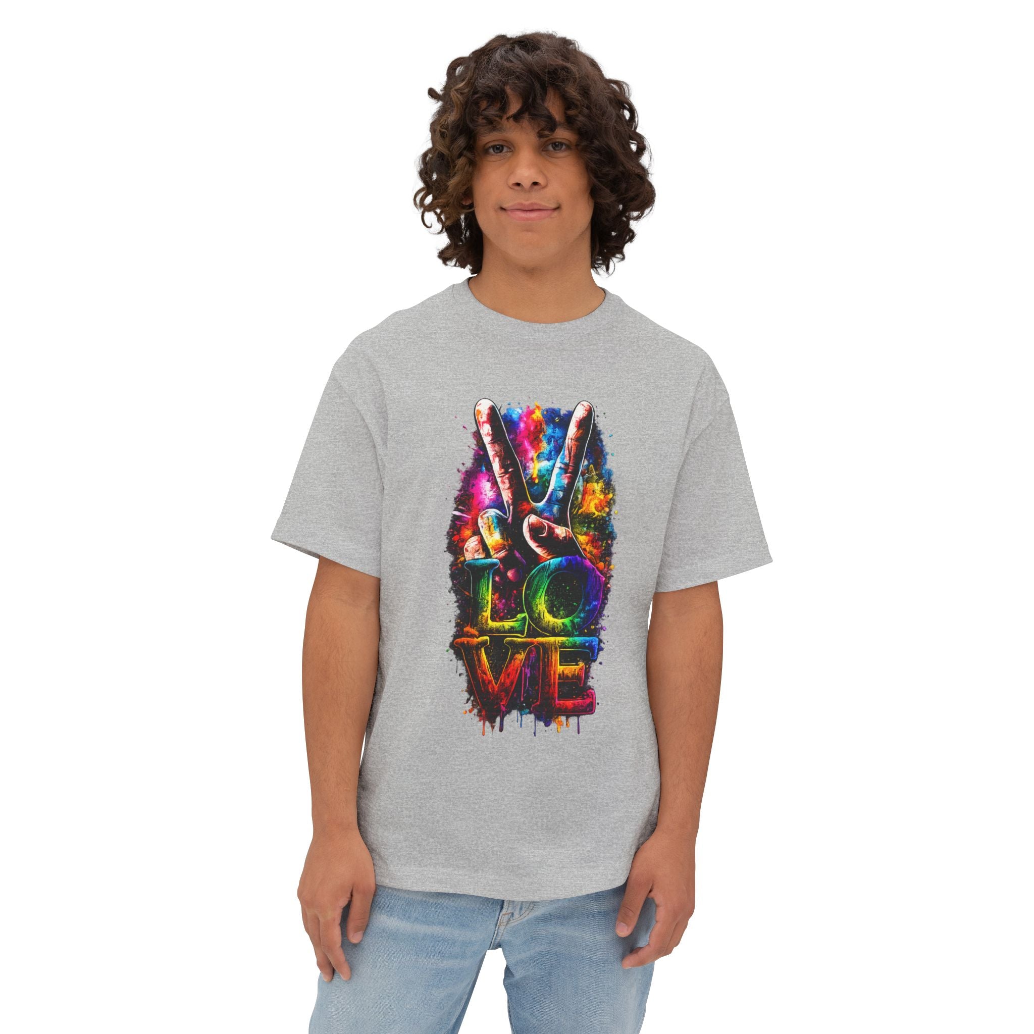 Love Peace Vibe Tee — Colorful Tie-Dye Peace Sign T-Shirt