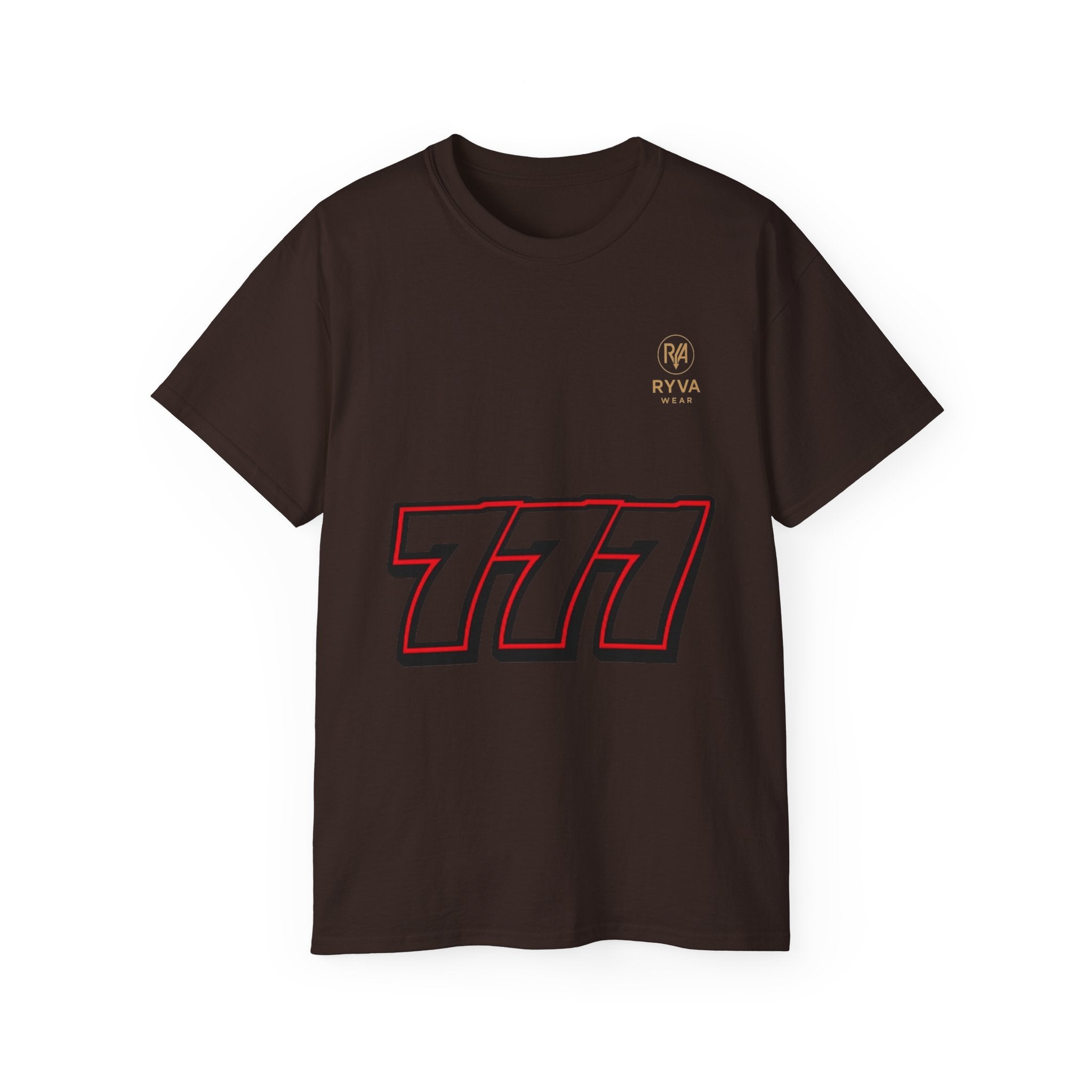 777 Graphic Tee — Lucky Slot Machine Number T-Shirt