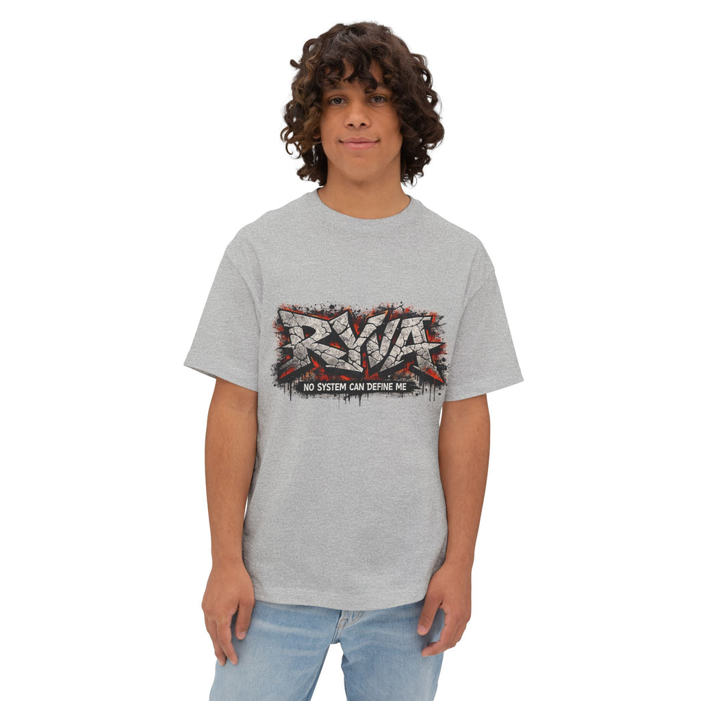 Graffiti 'No System Can Define Me' Boxy Tee