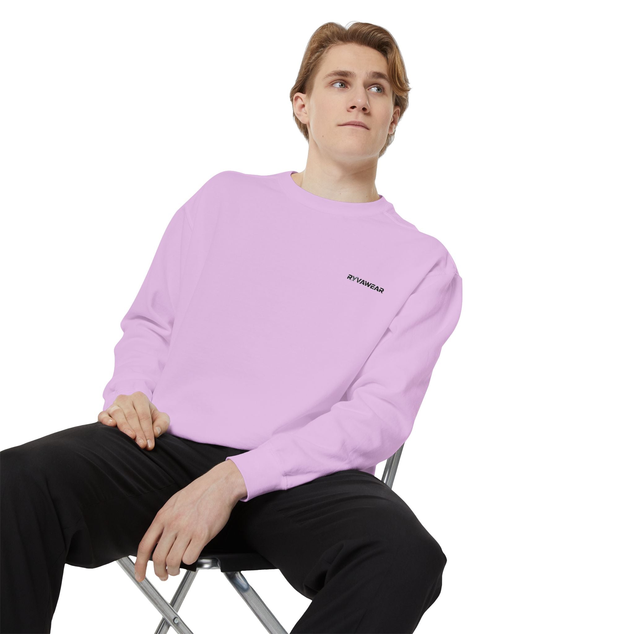 Minimalist Sweatshirt with Tiny Chest Graphic