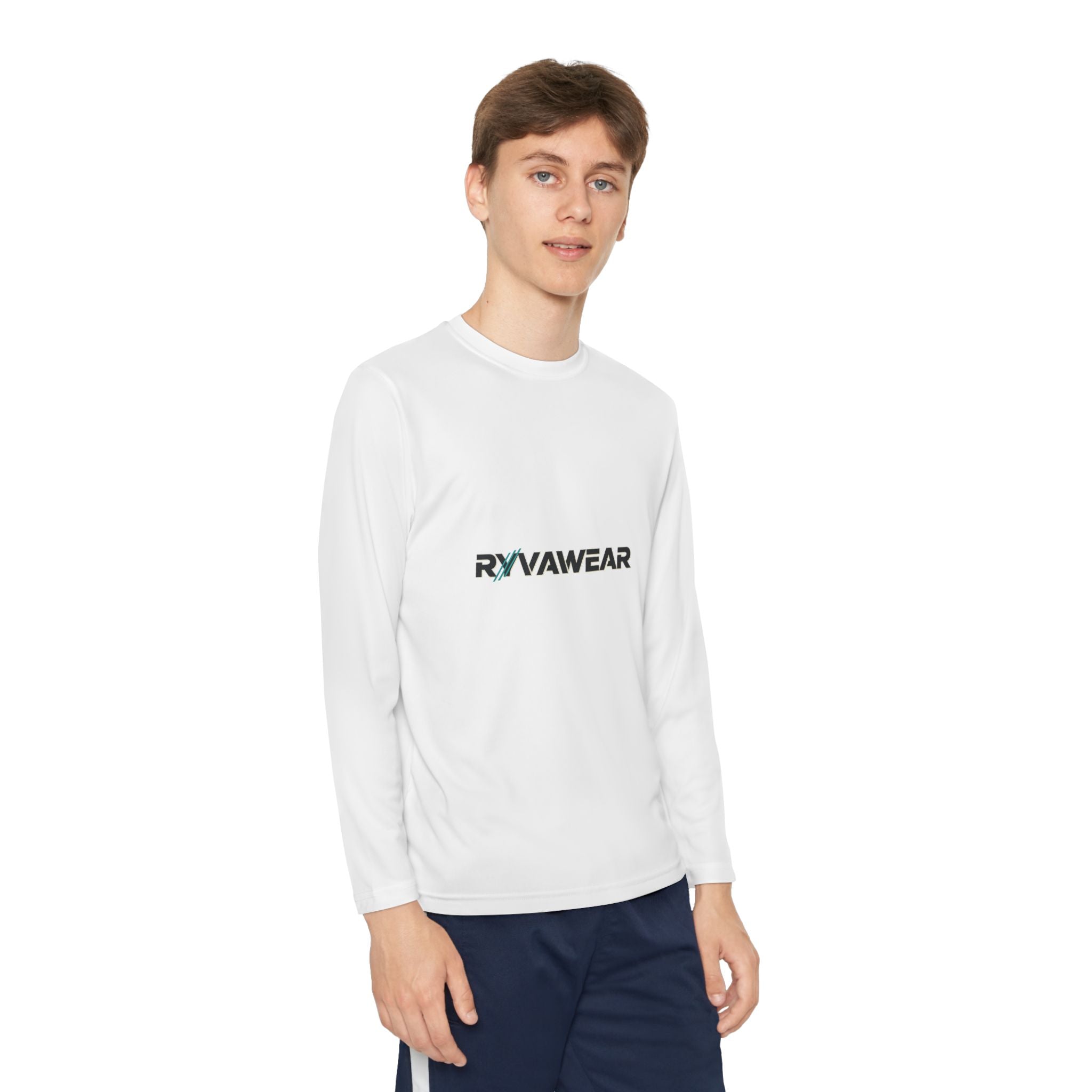 Youth Long Sleeve Tee — RYVAWEAR Minimal Logo