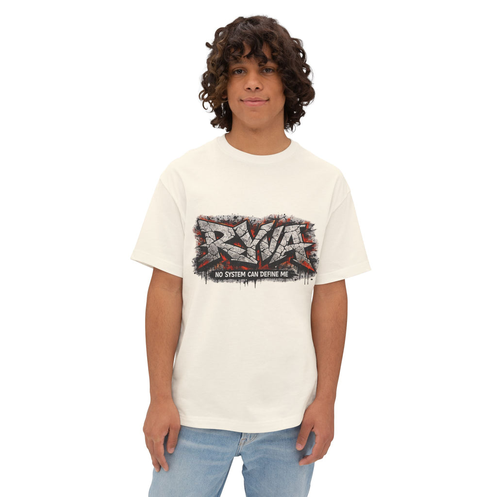 Graffiti 'No System Can Define Me' Boxy Tee
