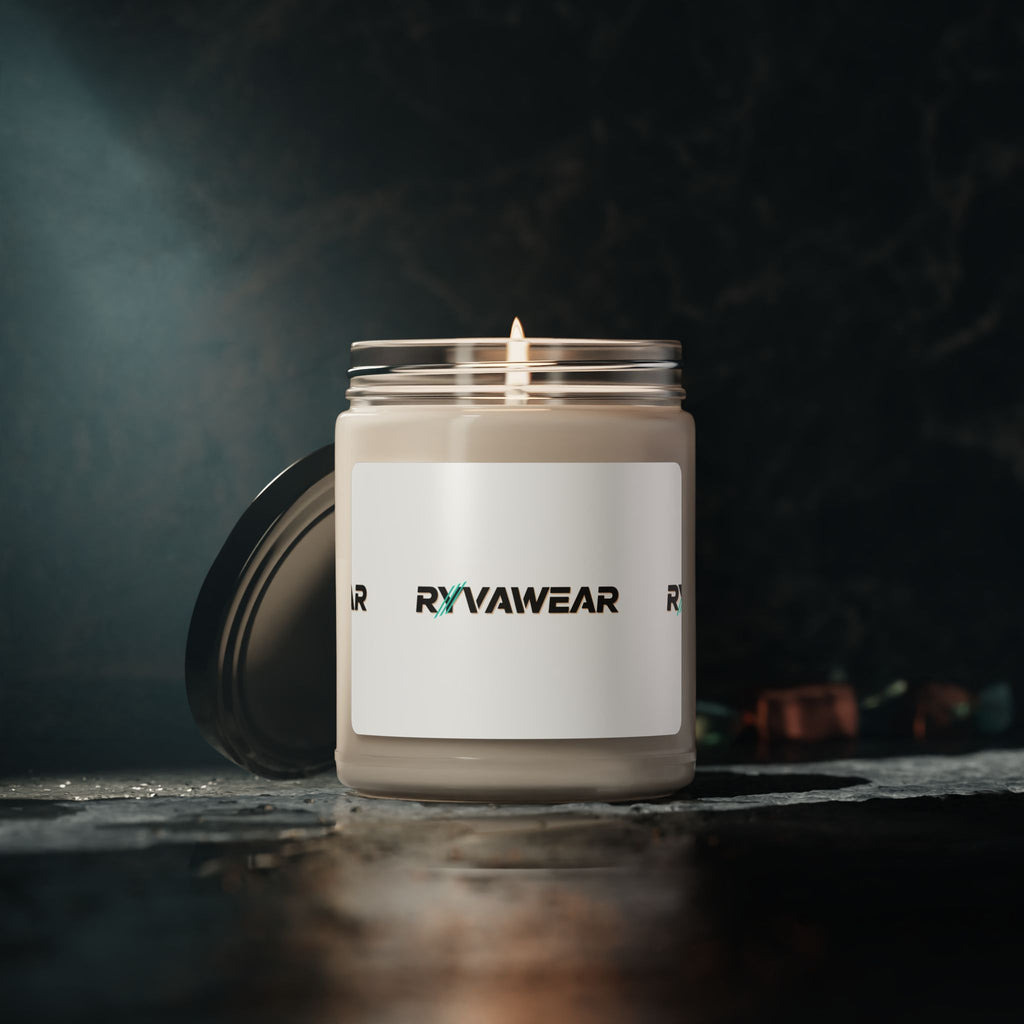 Soy Candle 9oz — RYVAWEAR Branded Scented Jar Candle