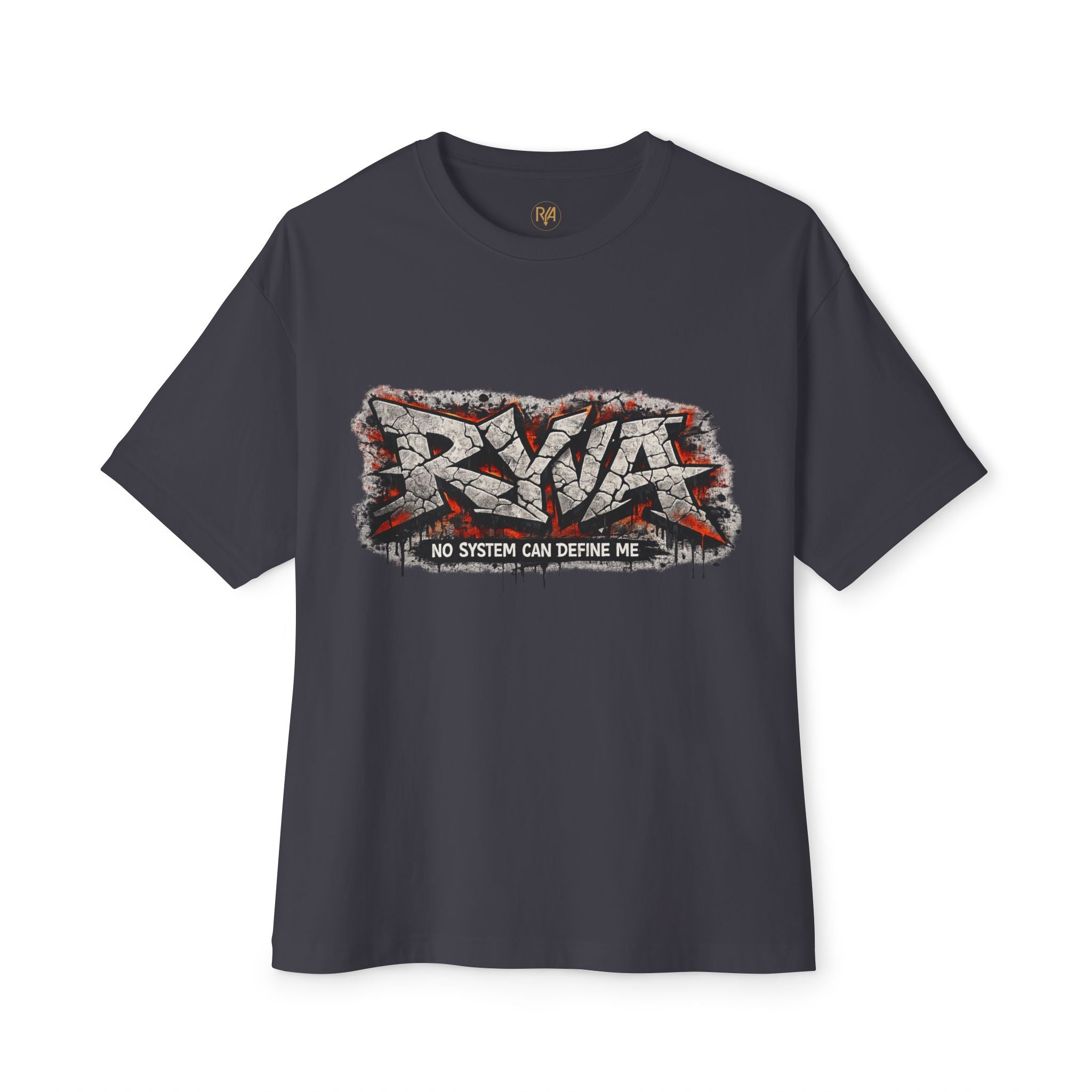 Graffiti 'No System Can Define Me' Boxy Tee