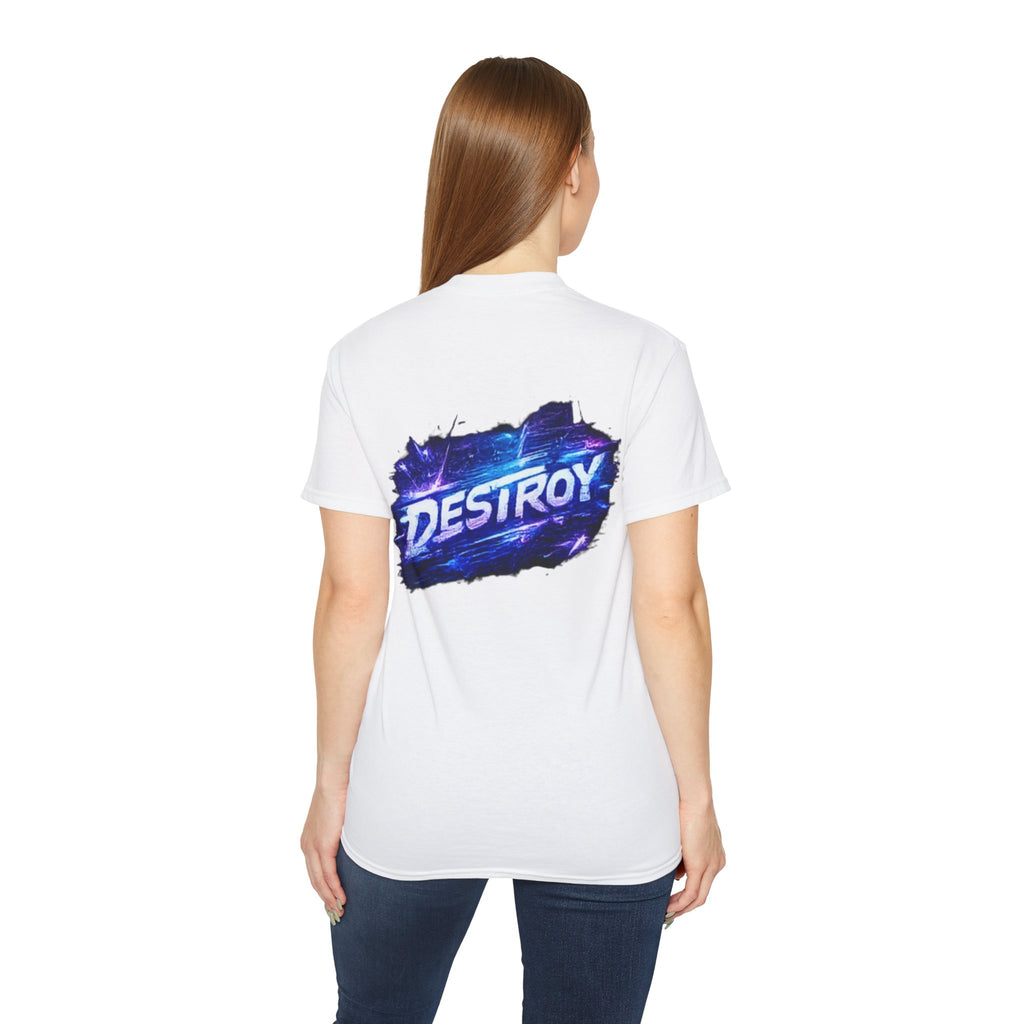 T-Shirt — 'Destroy' Retro Galaxy Graphic Tee