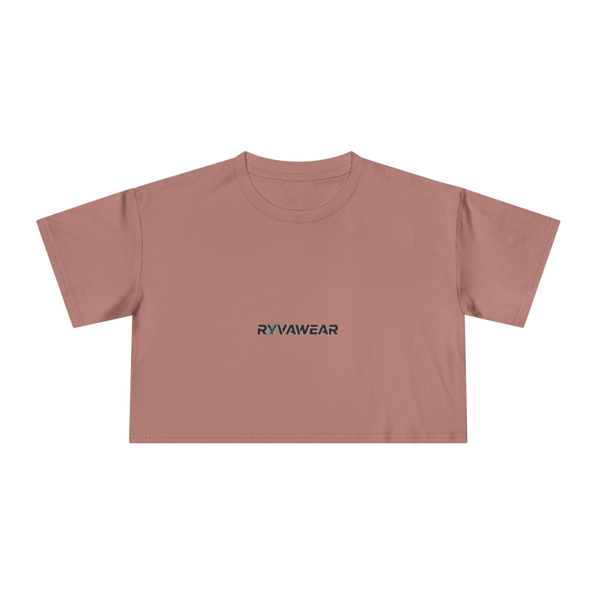 Women's Crop Tee – Minimal 'RYYAWEAR' Logo Crop Top