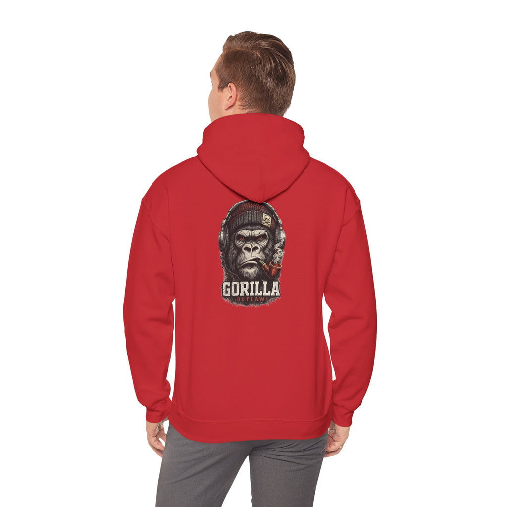 Gorilla Graphic Hoodie — Bold Ape Portrait Sweatshirt
