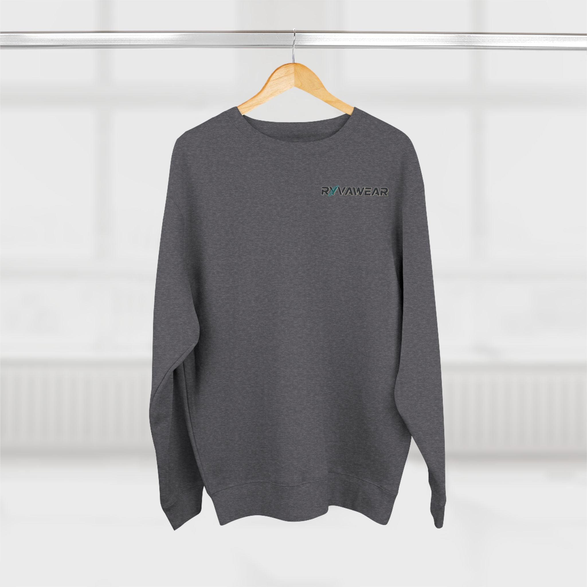 Minimalist 'RYVAWEAR' Crewneck Sweatshirt