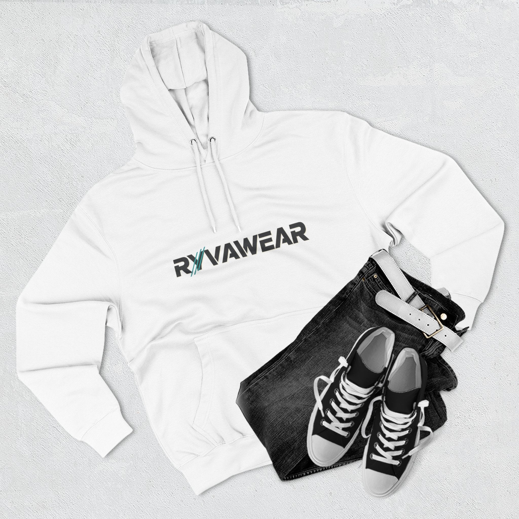 RYVAWEAR Logo Hoodie — Minimal Branded Fleece Pullover