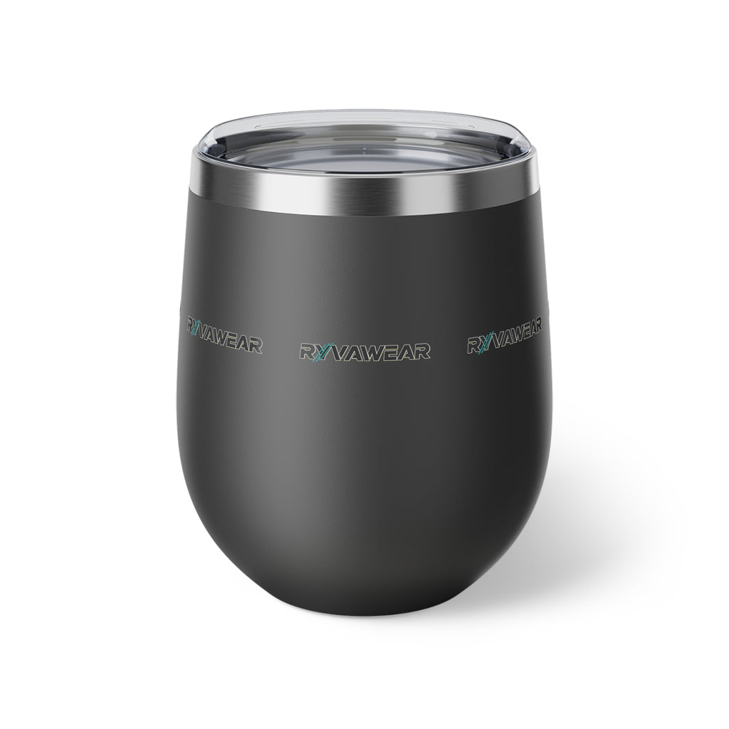 12oz Copper Vacuum Insulated Wine Tumbler — Double-Wall Travel Cup