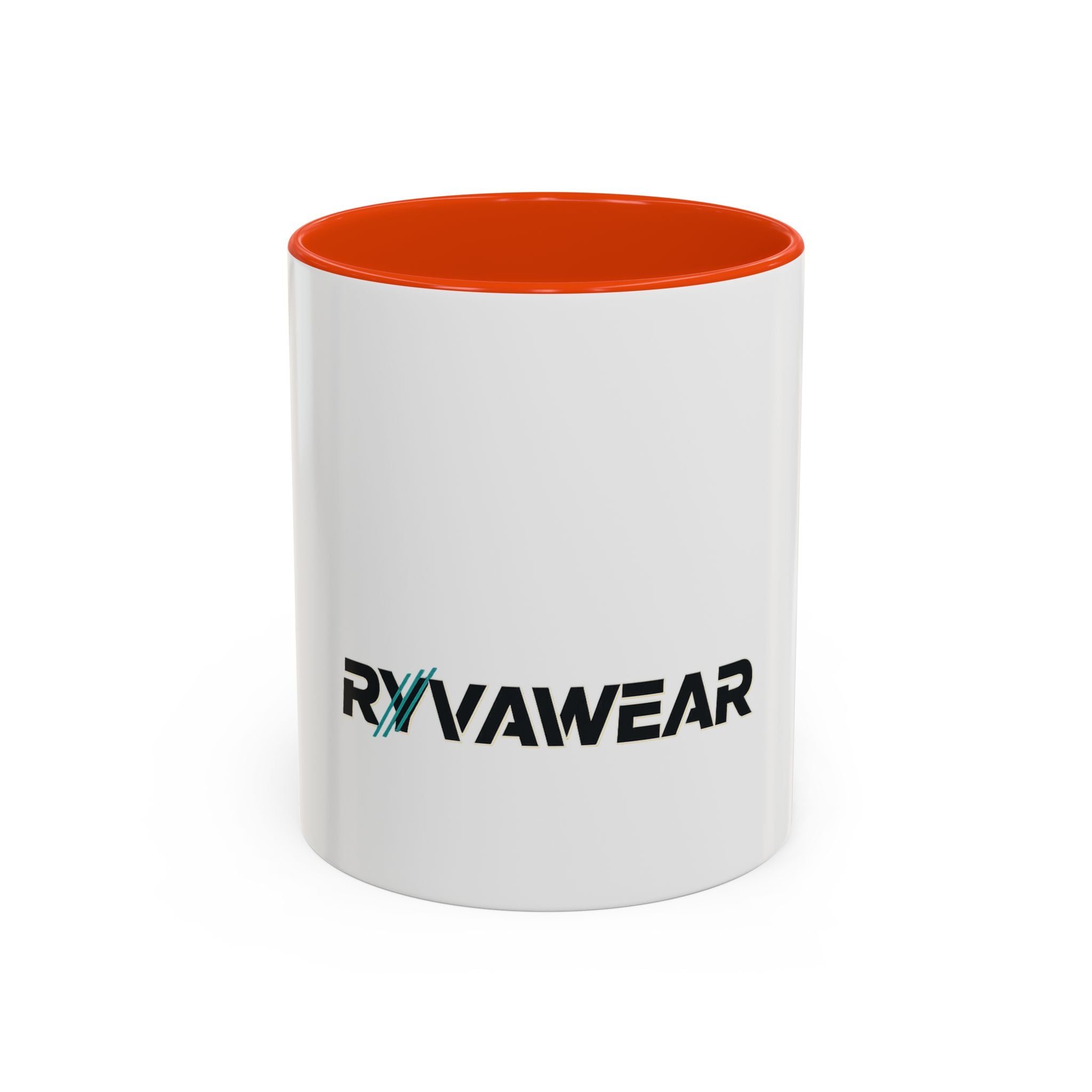 RyvaWear Logo Coffee Mug (11oz & 15oz) - Branded Ceramic Mug with Black Handle & Interior