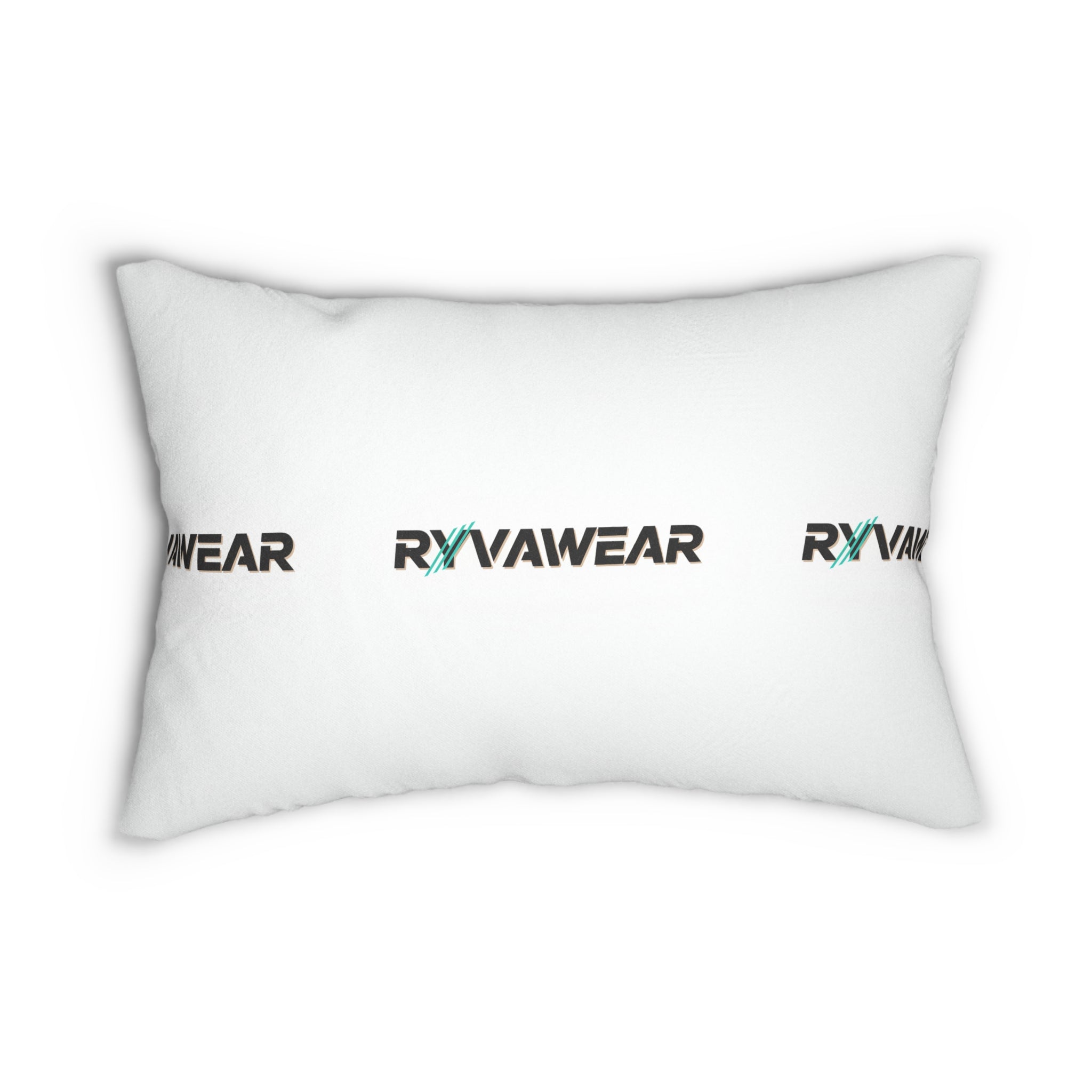 RyvaWear Logo Lumbar Pillow — Branded Spun Polyester Accent Pillow