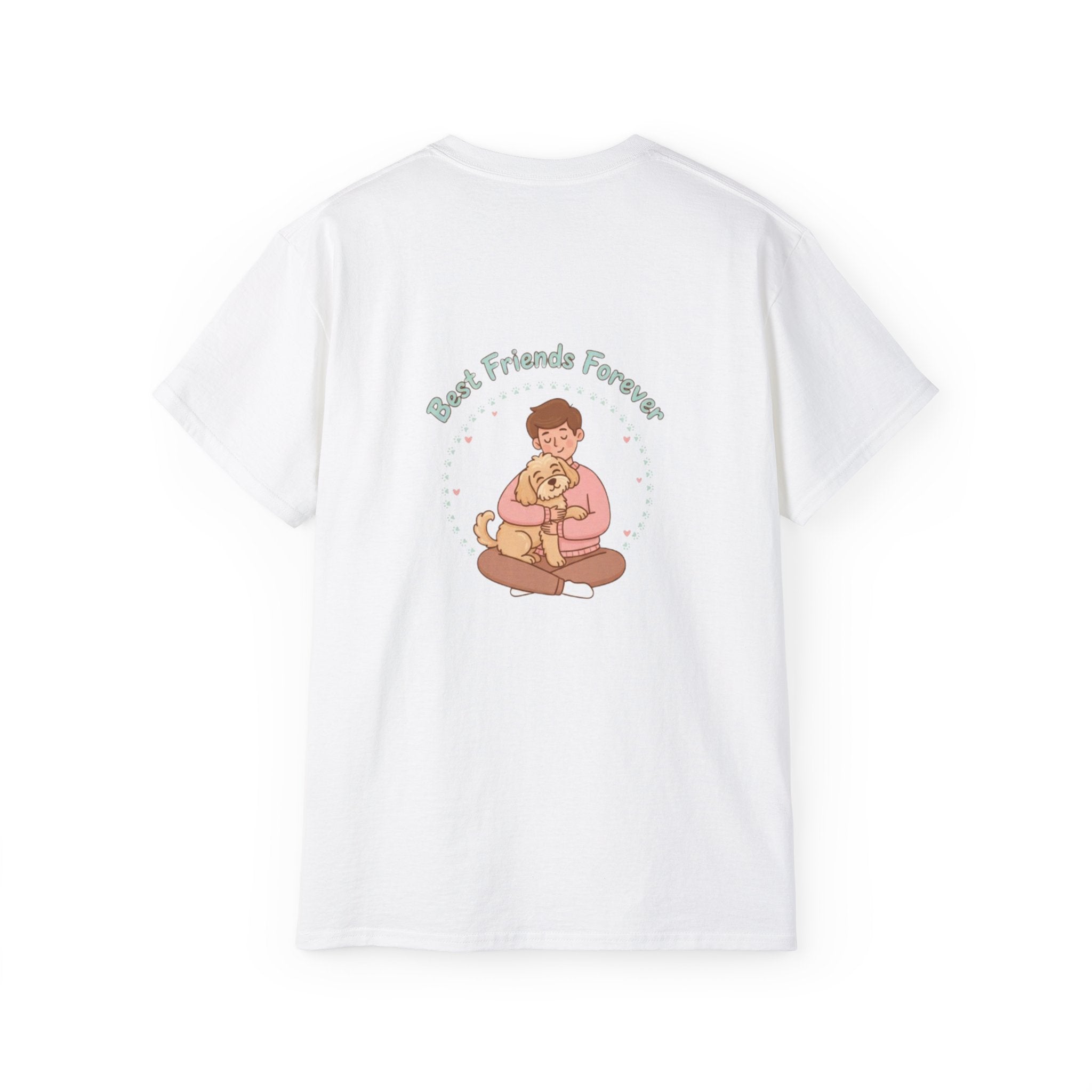 Best Friends Forever T-Shirt  Cute Dog & Owner Graphic Tee - RYVAWEAR