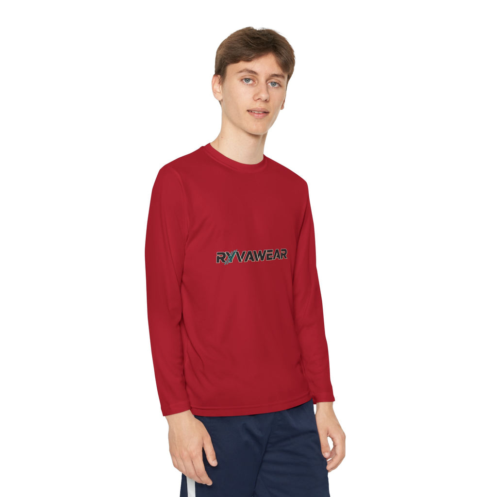 Youth Long Sleeve Tee — RYVAWEAR Minimal Logo