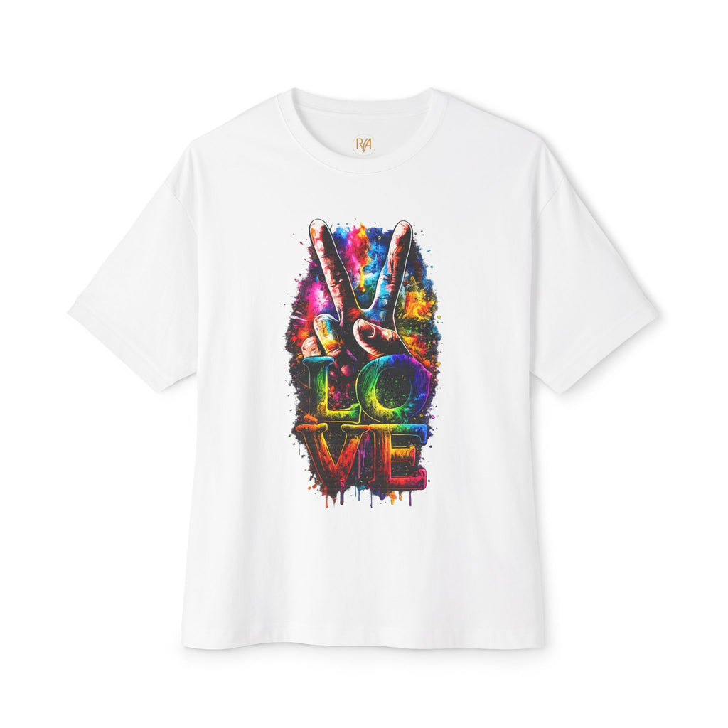 Love Peace Vibe Tee — Colorful Tie-Dye Peace Sign T-Shirt