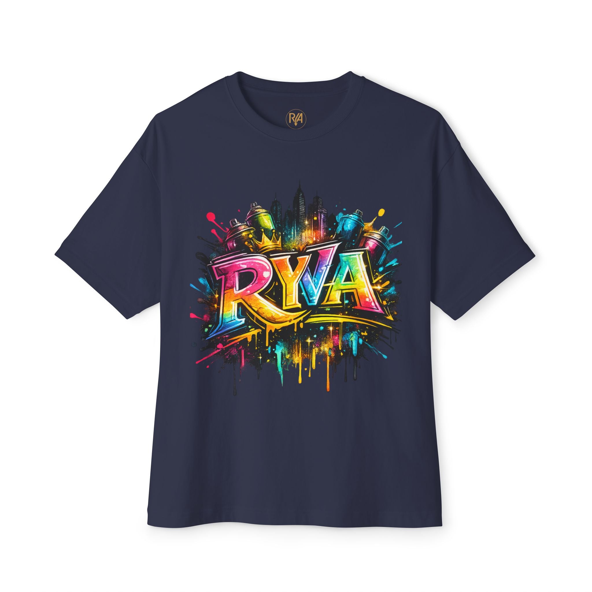 RVA Graffiti Skyline Tee — Richmond Street Art Graphic T-Shirt