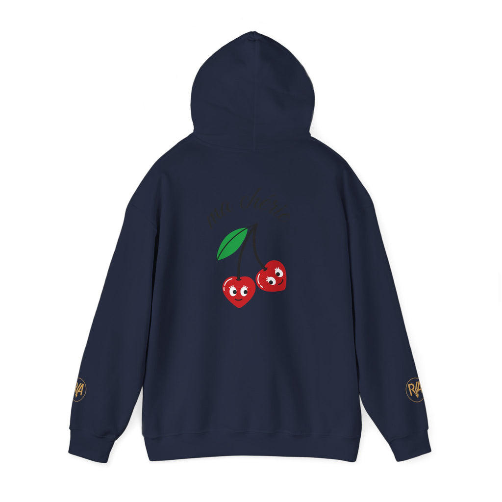 Cherry Mariette Hoodie — Cute Retro Cherry Graphic Hooded Sweatshirt