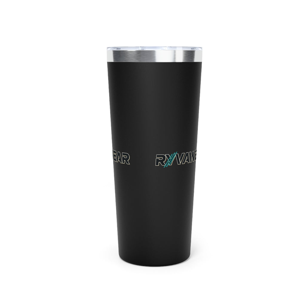 22oz Insulated Tumbler with RYNAWEAR Logo — Double-Wall Copper Vacuum Travel Mug