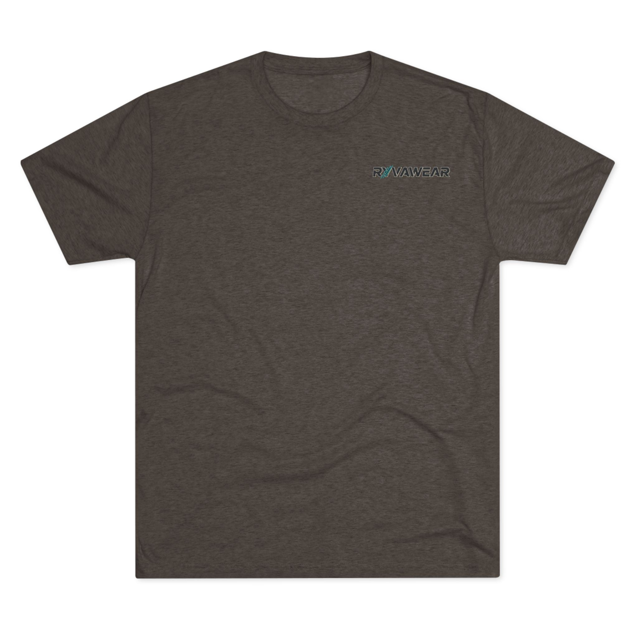 RYVNAWEAR Minimal Logo Tee — Lightweight Tri-Blend Crew Shirt