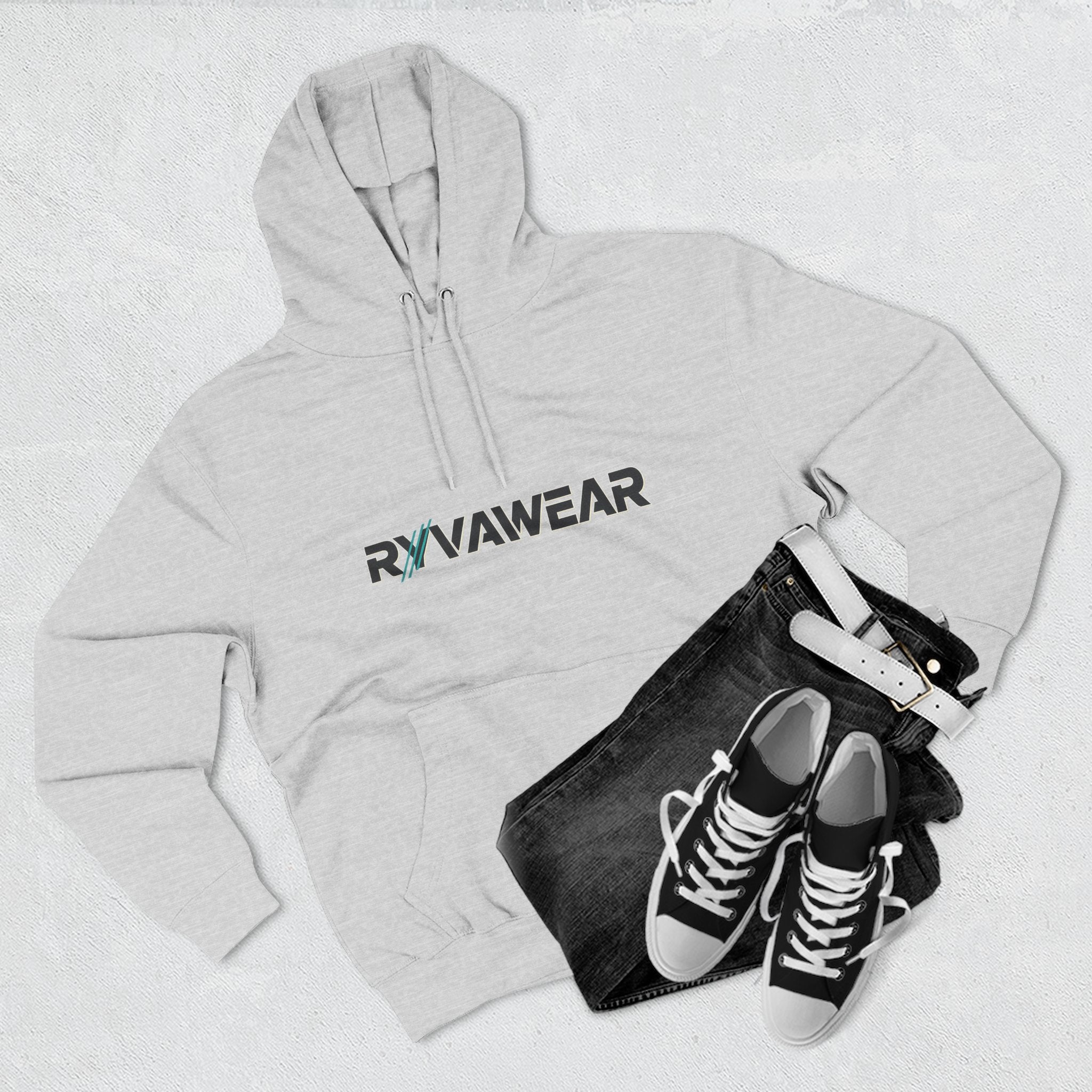 RYVAWEAR Logo Hoodie — Minimal Branded Fleece Pullover