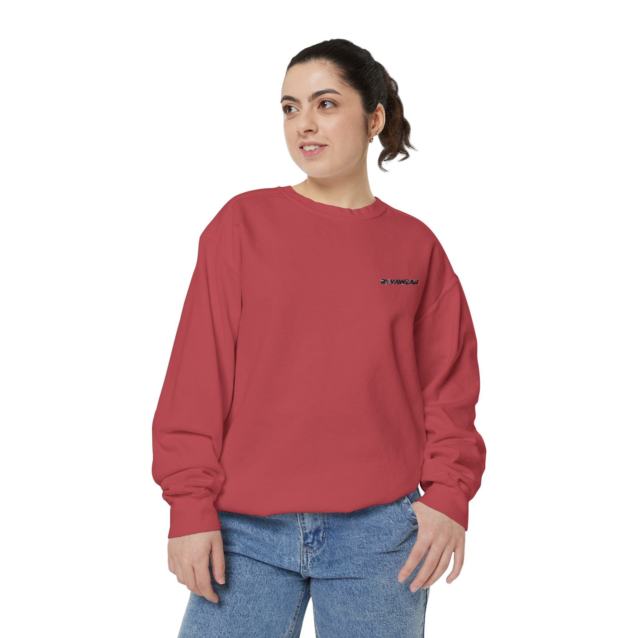 Minimalist Sweatshirt with Tiny Chest Graphic