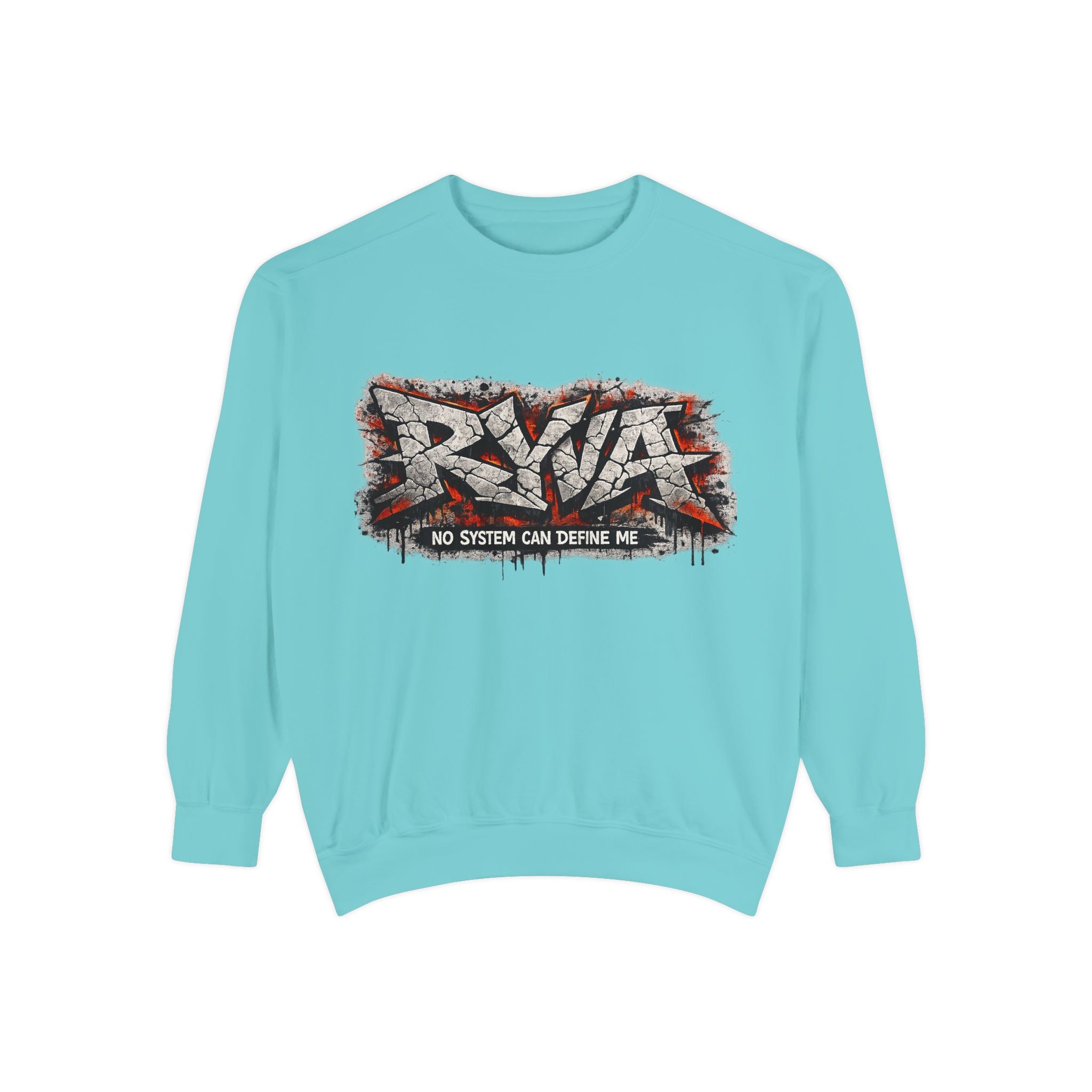 RVA Graffiti Sweatshirt — "No System Can Define Me" Urban Crewneck