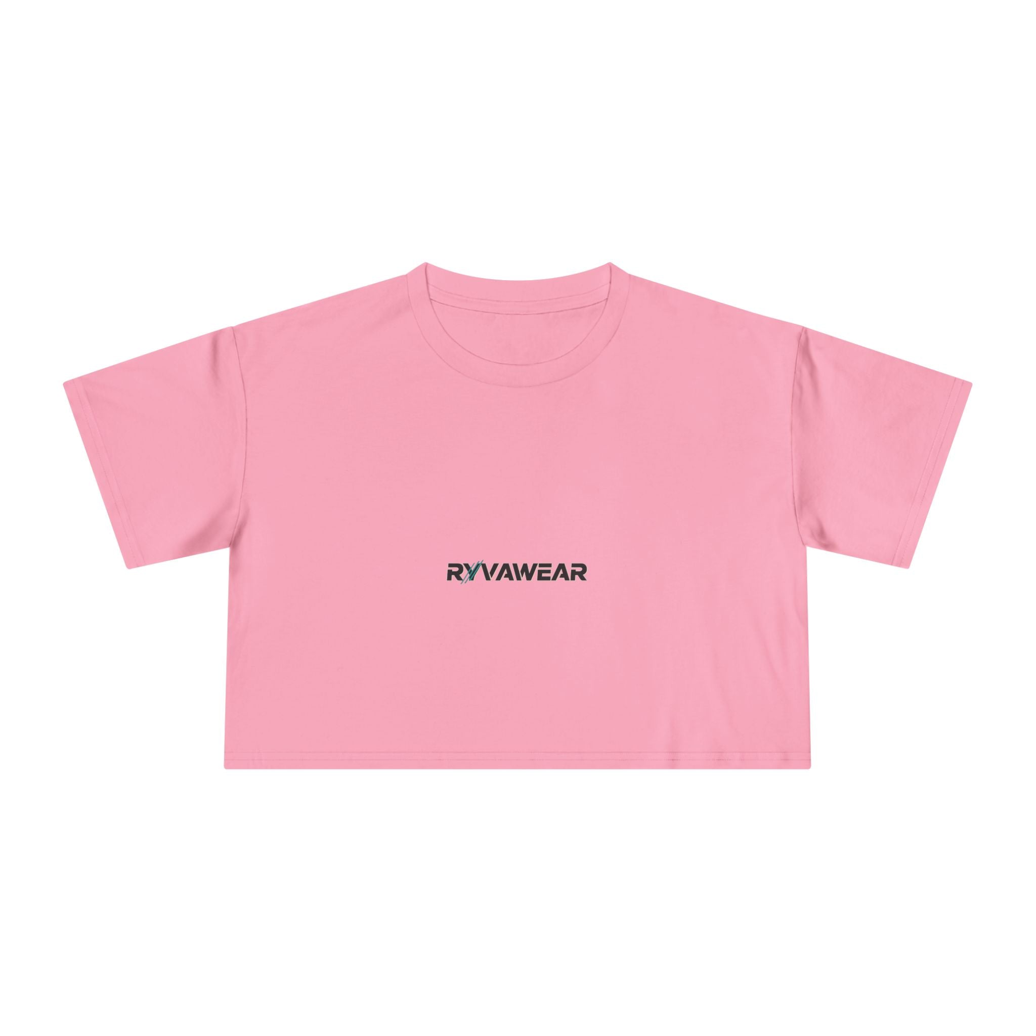 Women's Crop Tee – Minimal 'RYYAWEAR' Logo Crop Top